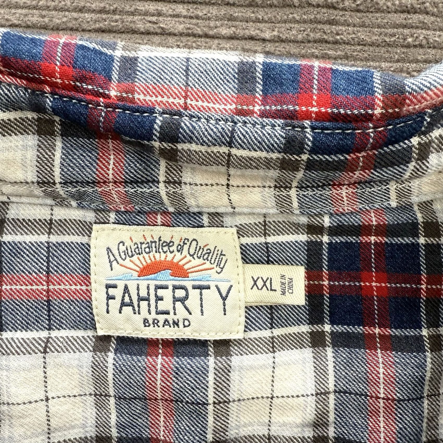 Faherty Faherty Shirt Men 2XL Cotton Plaid Long Sleeve Button Up Designer Preppy Shirt Size US XXL / EU 58 / 5 - 3 Thumbnail