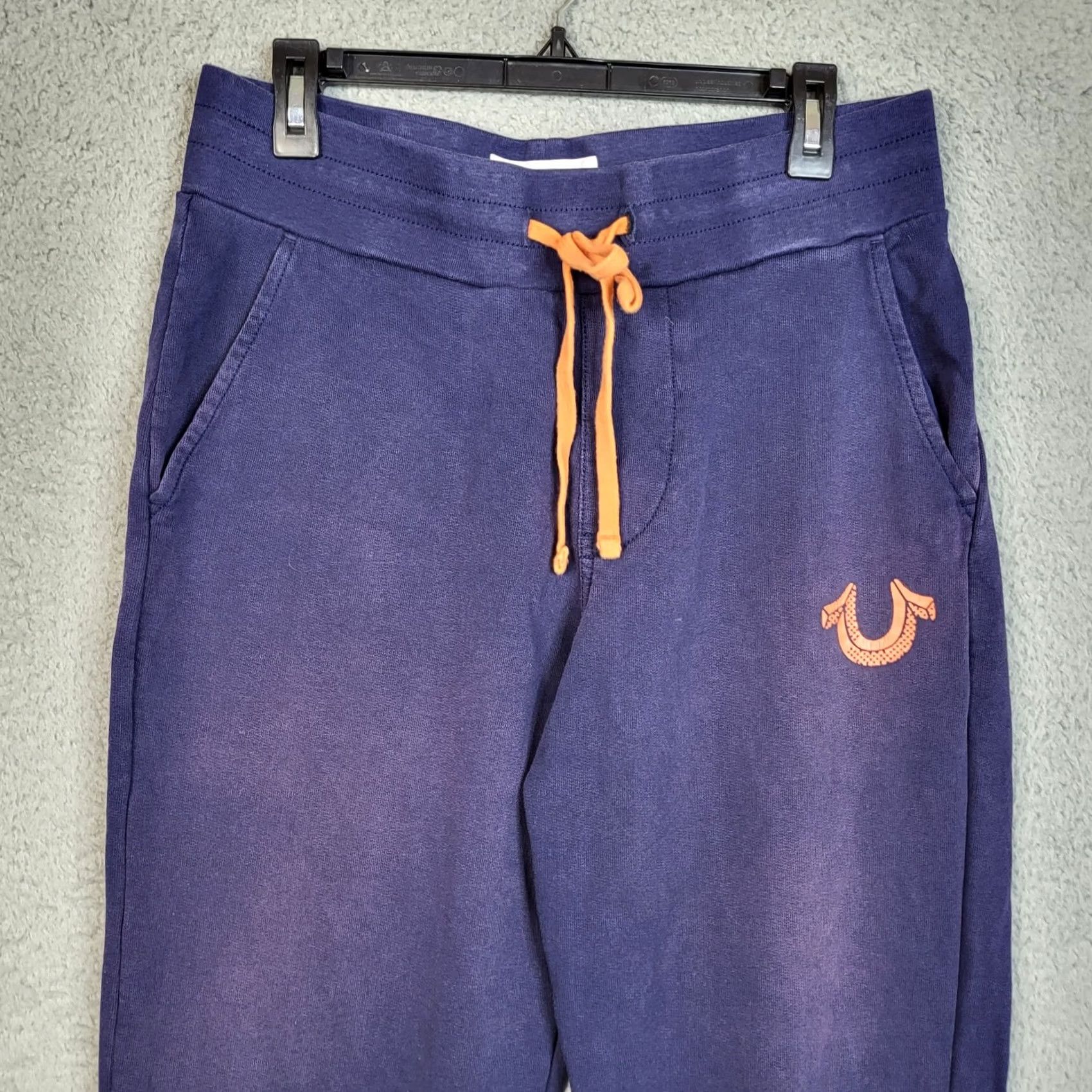Vintage Religion Purple Jogger Pants - Solid Cotton Tapered Casual Casual Women S Pant S/P Size 28" / US 6 / IT 42 - 2 Thumbnail