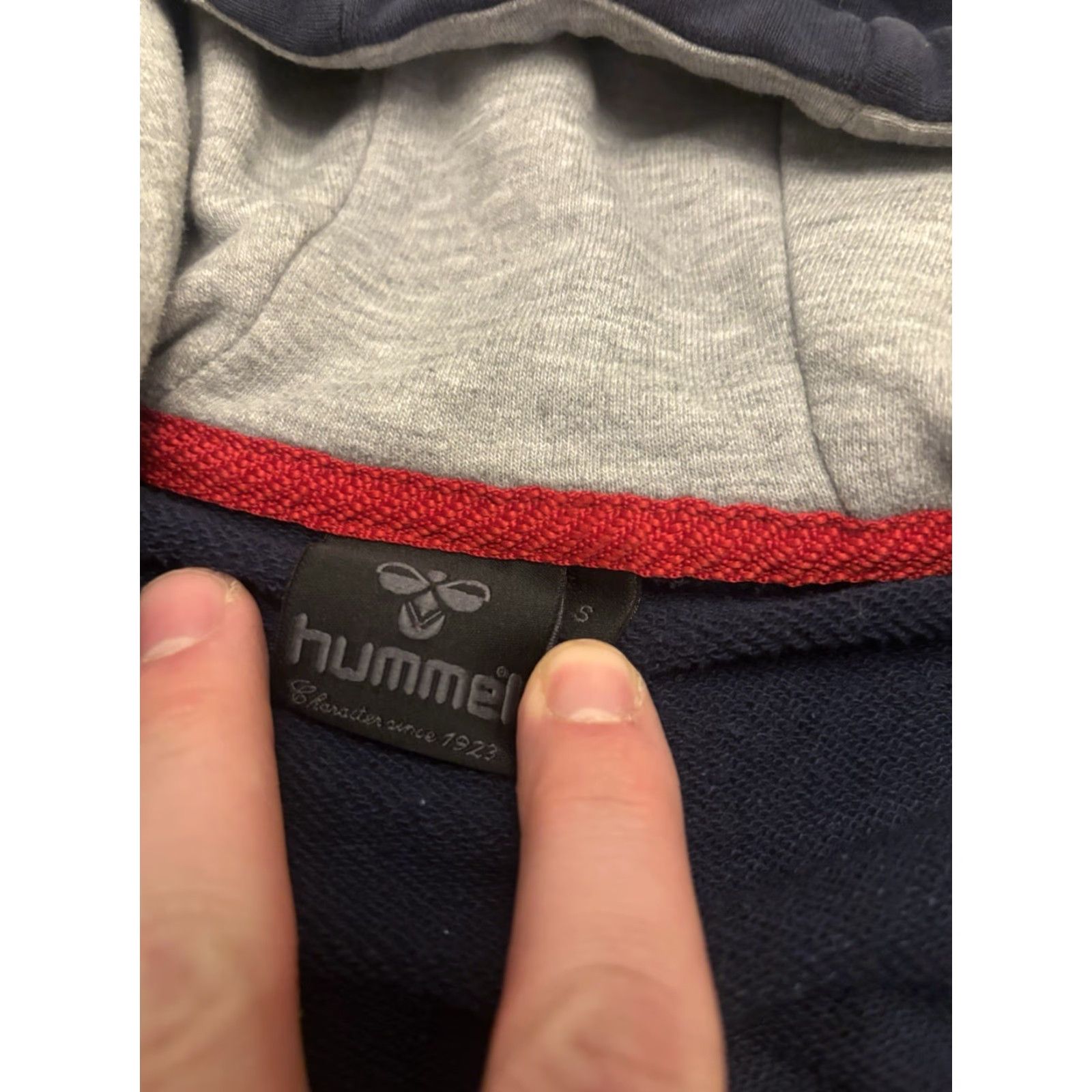Hummel Hummel Mens Graphic Zip Hoodie Sm (S) Grey Poly Microfibre Embroidered Logo Hooded Pockets Casual Size US S / EU 44-46 / 1 - 2 Thumbnail