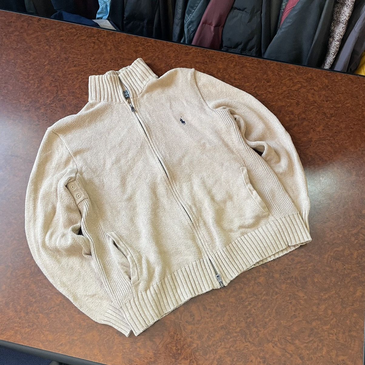 Polo Ralph Lauren × Ralph Lauren × Vintage Polo Ralph Lauren Vintage military Knit Sweater Luxury 90s Size US M / EU 48-50 / 2 - 1 Thumbnail