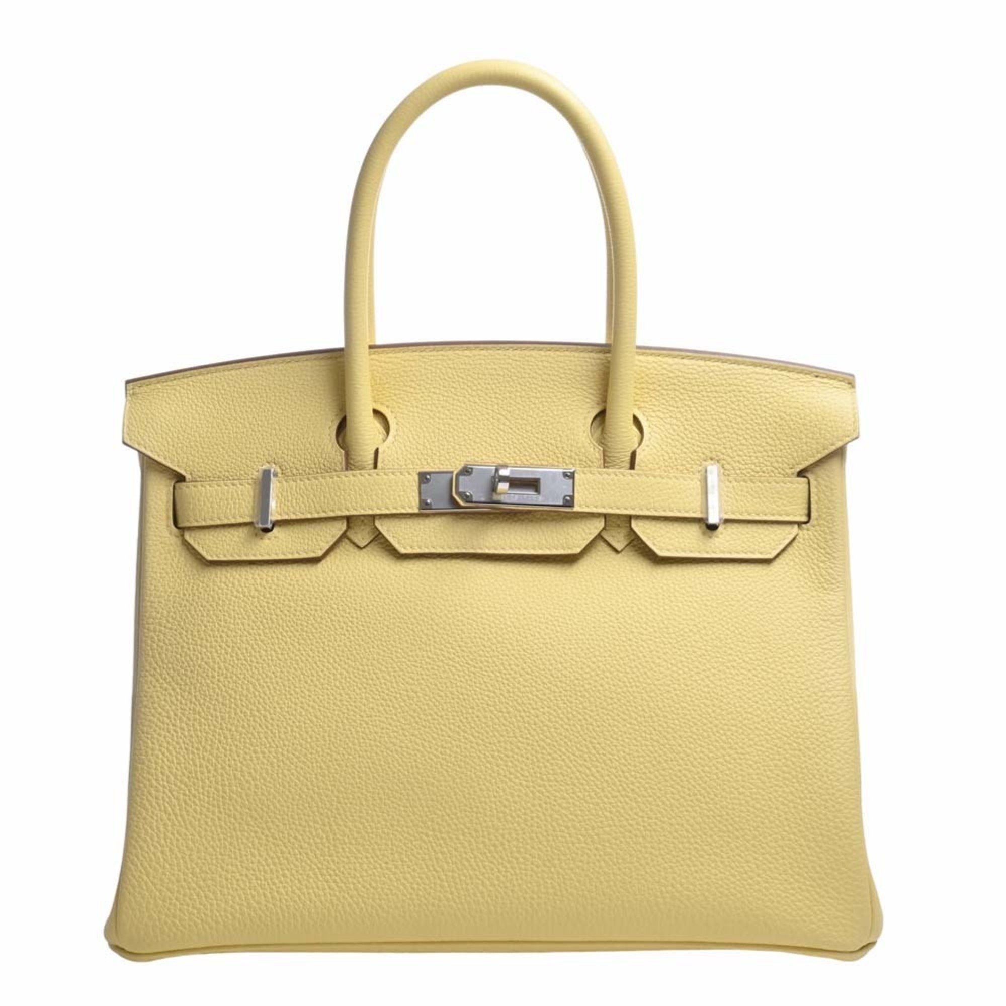image of Hermes Birkin Handbag in Yellow, Women's