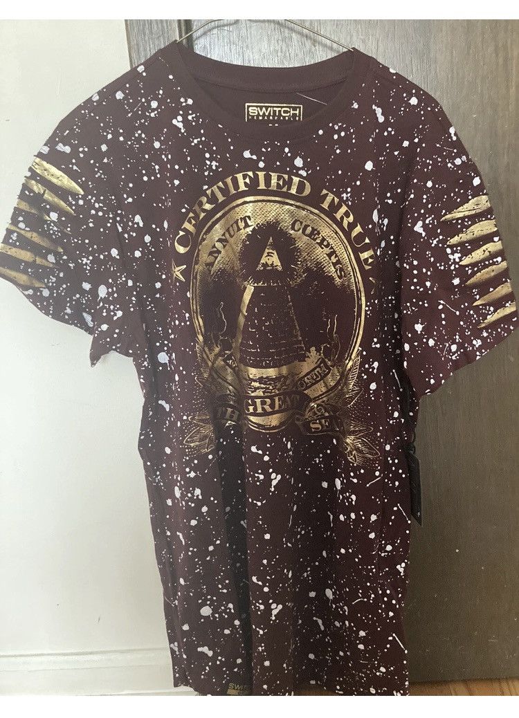 Other Switch Remarkable Red Gold Pyramid Graphic Tee M Size US M / EU 48-50 / 2 - 1 Thumbnail