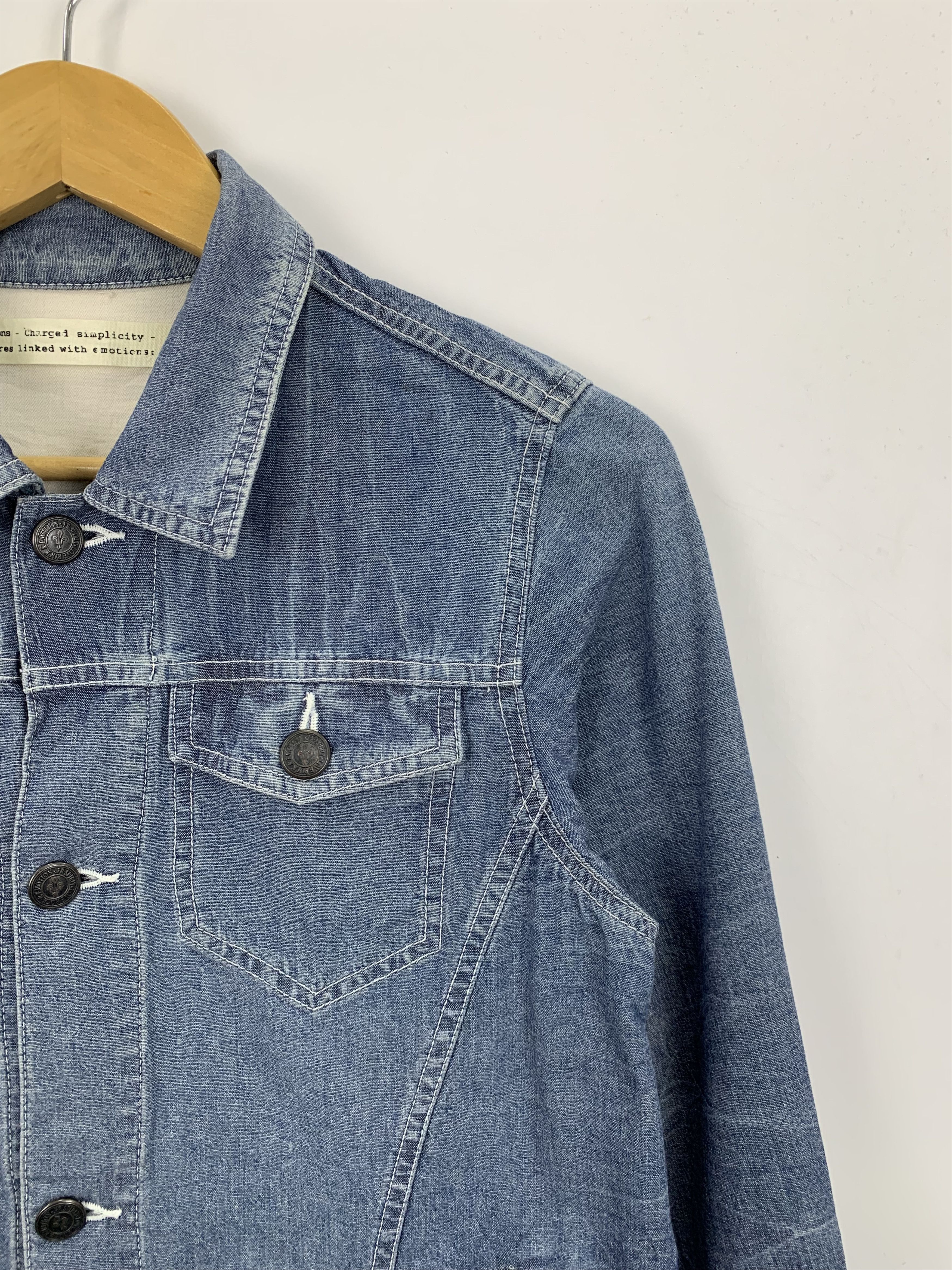Japanese Brand Vintage Japanese Brand Trucker Denim Jacket J1003 Size US M / EU 48-50 / 2 - 5 Thumbnail