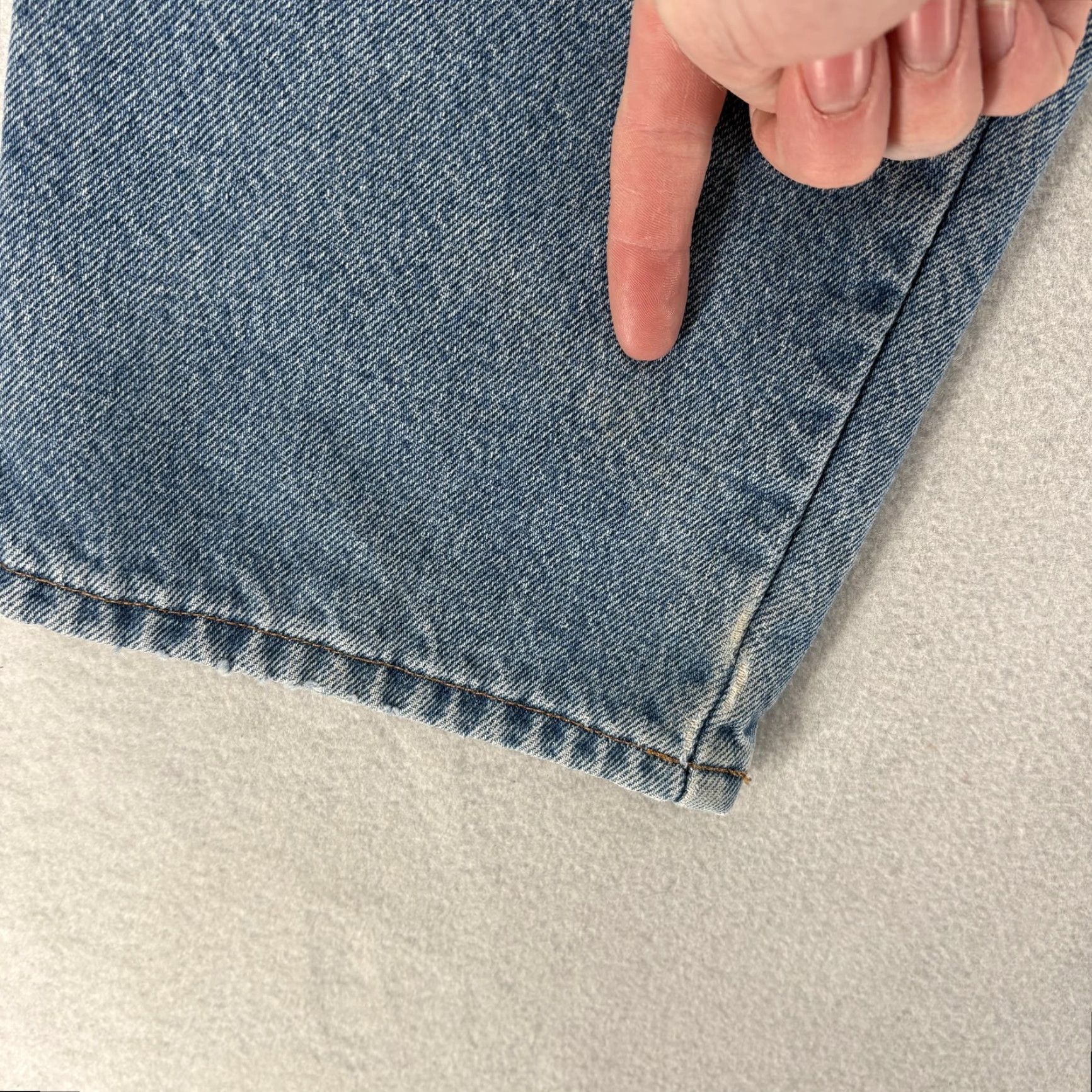 Vintage VINTAGE L.L. Bean Classic Fit Jeans Mens 34x29 Blue Medium Wash Denim Flannel Lined Work Size US 34 / EU 50 - 6 Thumbnail