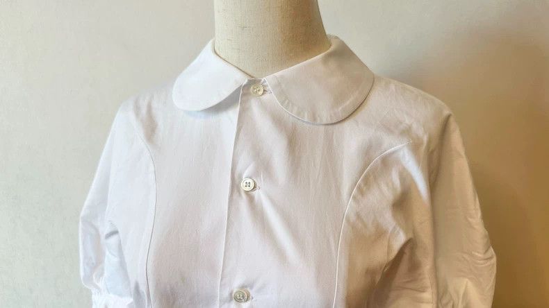 Comme des Garcons Comme Des Garcons White Round Neck Short Sleeve Shirt Size S / US 4 / IT 40 - 2 Thumbnail