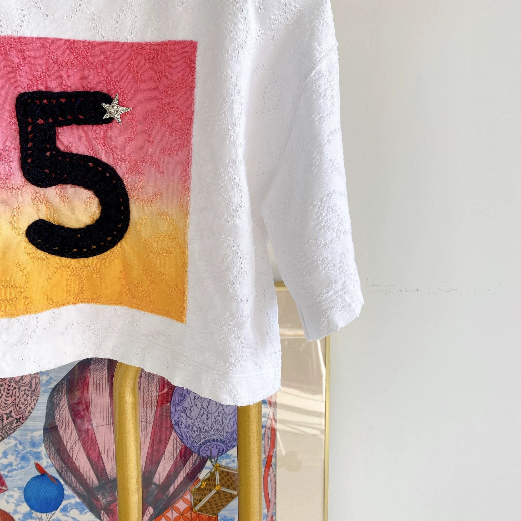 Chanel Chanel Color Blocked Logo T-shirt 34/36 Size XS / US 0-2 / IT 36-38 - 5 Thumbnail