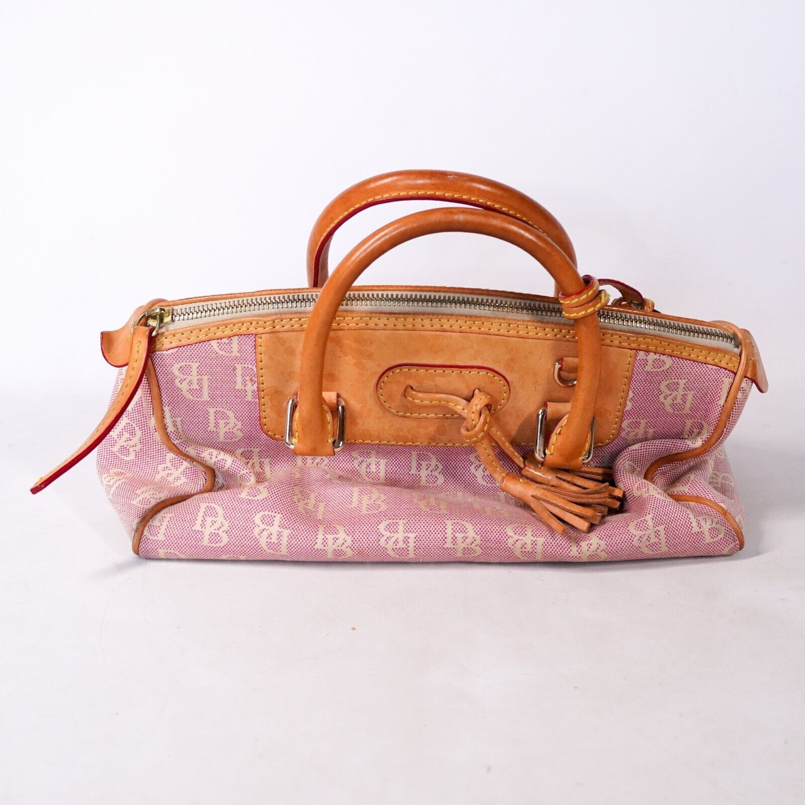 Dooney & Bourke Dooney & Bourke Handbag Purse Clutch Canvas Satchel Bag Size ONE SIZE - 3 Thumbnail