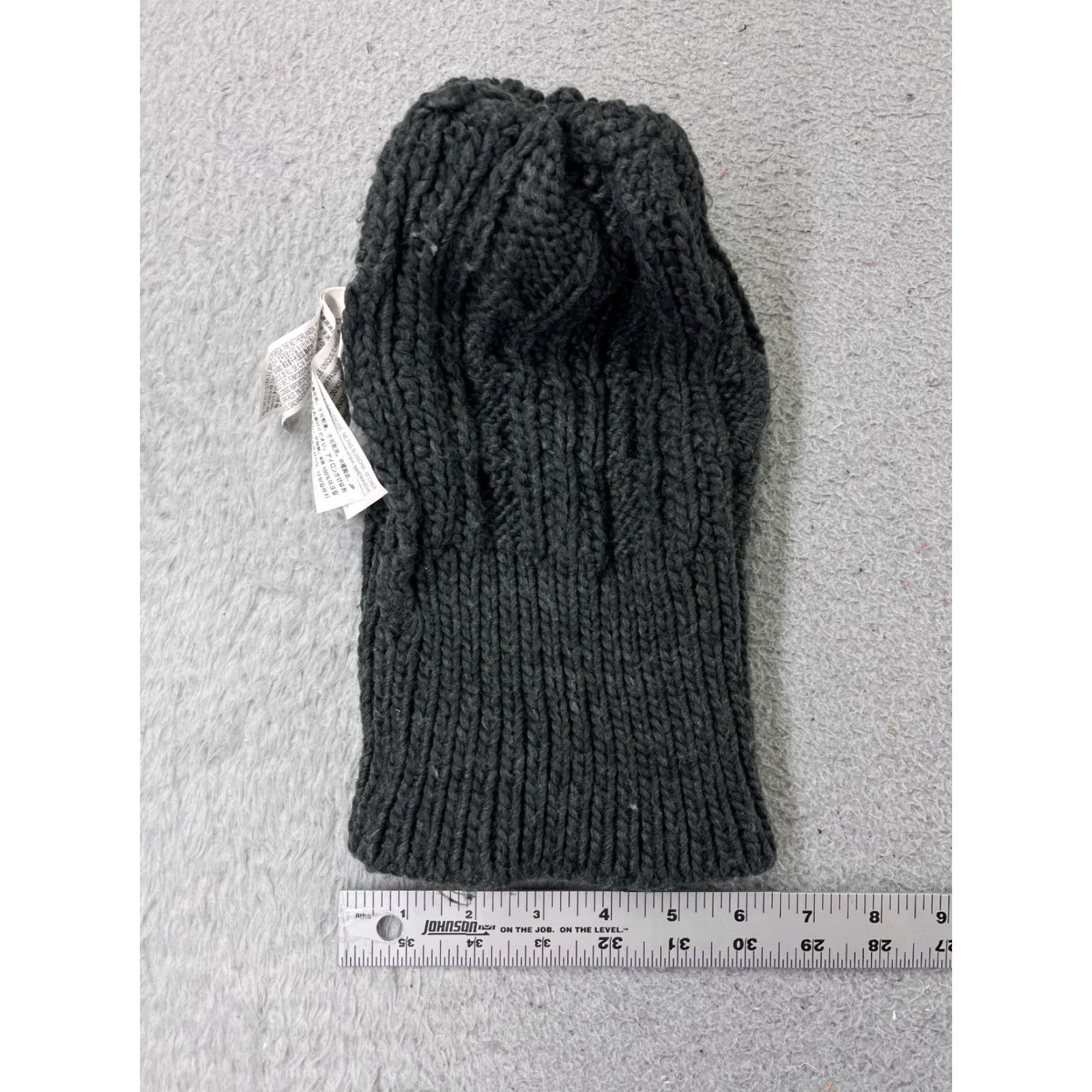 Forever 21 FOREVER 21 Beanie Toque Adult One Size Dark Gray Cable Knit Acrylic Snow Ski Pom Hat Size ONE SIZE - 5 Thumbnail