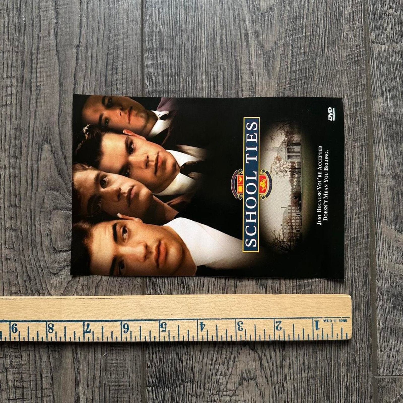 Vintage Vintage 1992 90s School Ties Mini Movie Promo DVD Poster Size ONE SIZE - 4 Thumbnail