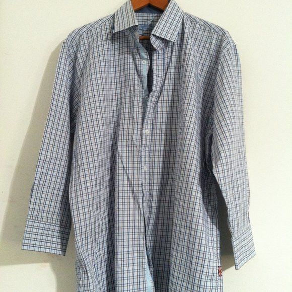 English Laundry ENGLISH LAUNDRY MENS COTTON CASUAL SHIRT SIZE: 17.5/32-33 Size US XL / EU 56 / 4 - 3 Thumbnail