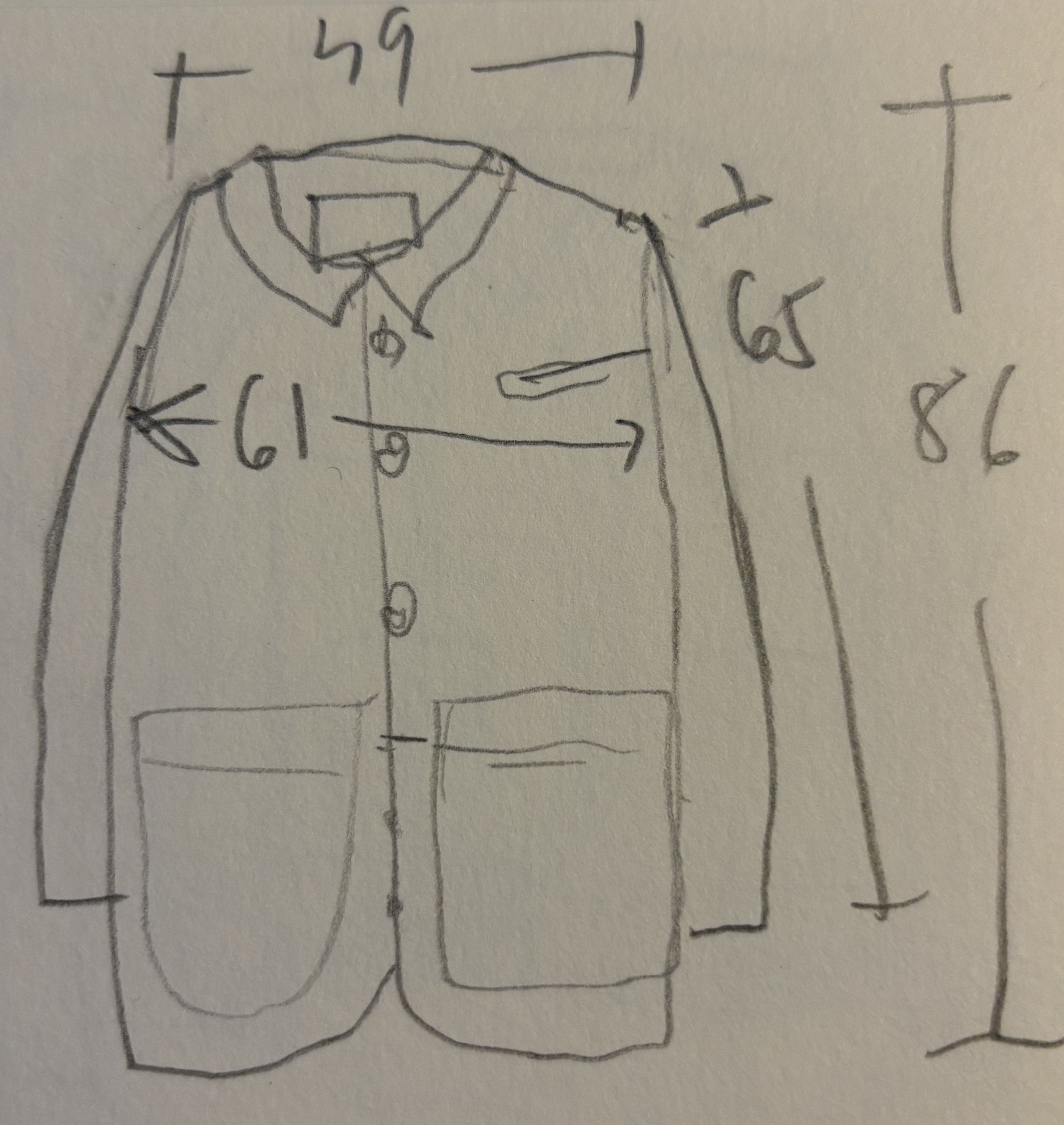 Henrik Vibskov black work jacket, size L Henrik Vibskov Size US L / EU 52-54 / 3 - 8 Thumbnail