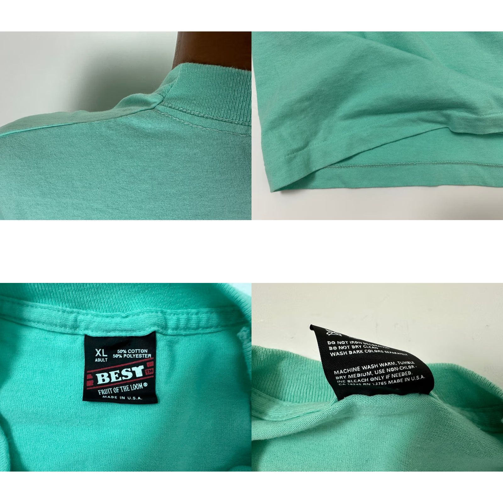 Fruit Of The Loom VINTAGE 90s Lutheran Christian Shirt XL God Upon Mountain Tops Nature USA Size US XL / EU 56 / 4 - 8 Thumbnail