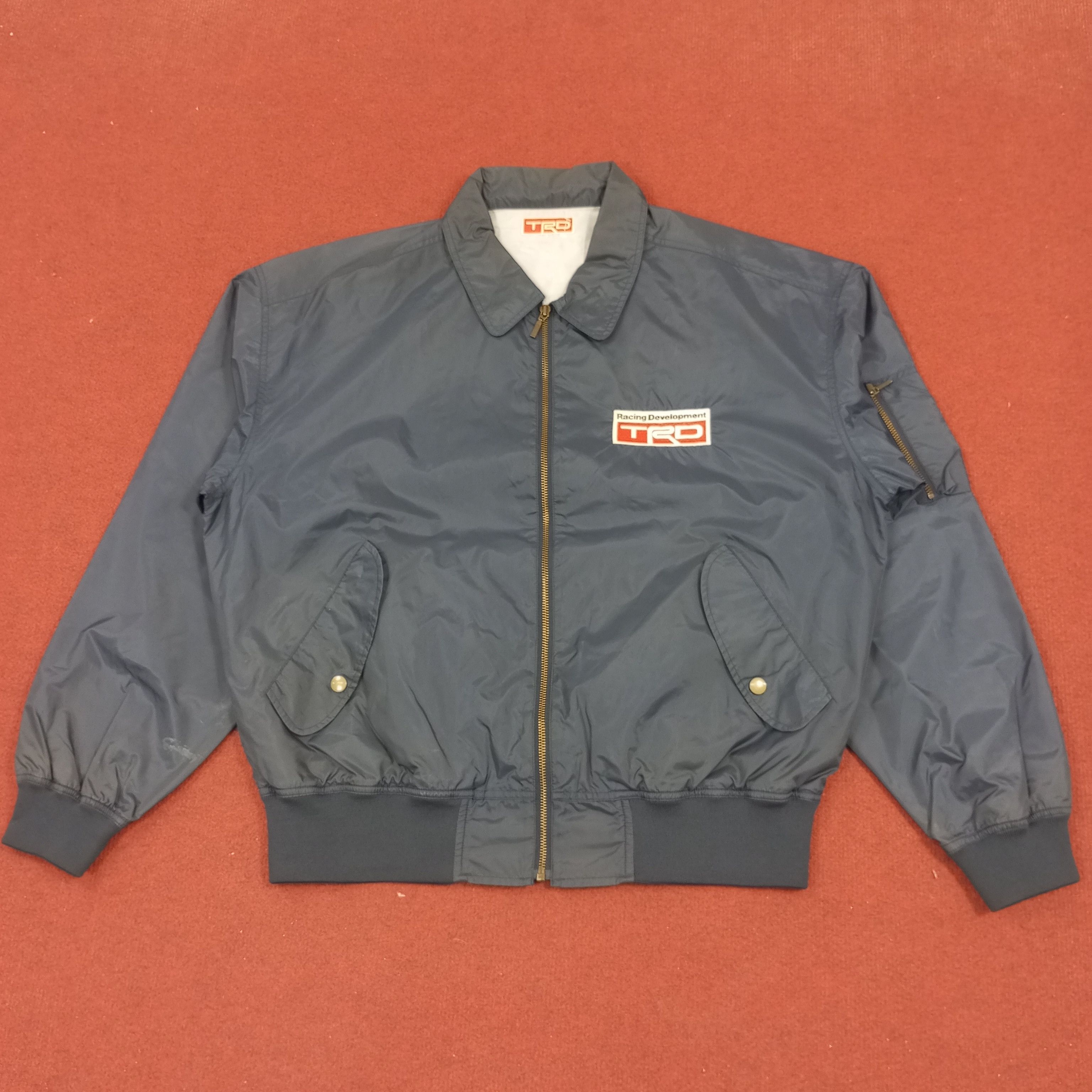 Vintage TRD Toyota Motorsports Racing Workwear Style Jacket Size US XL / EU 56 / 4 - 3 Thumbnail