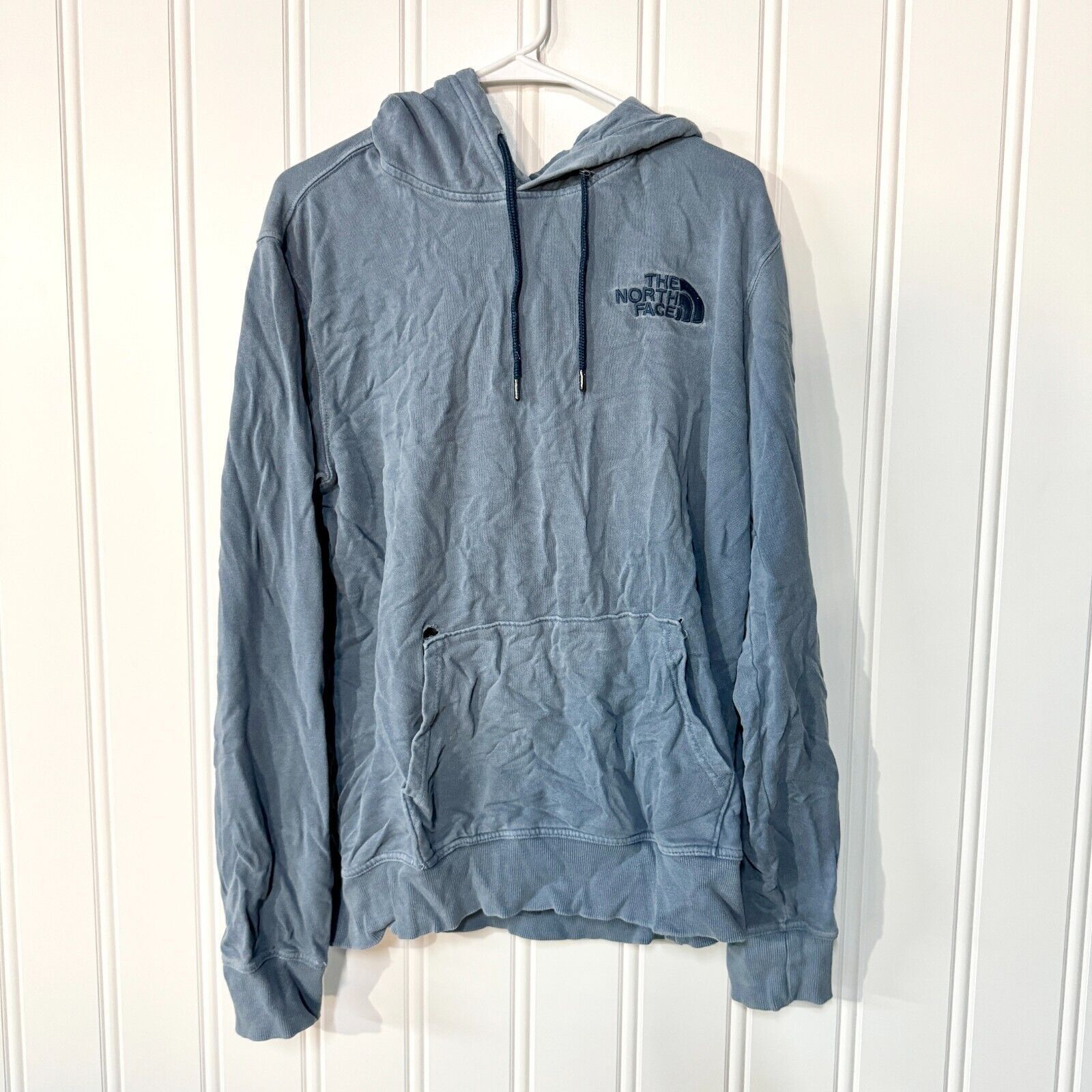 The North Face The North Face Blue Long Sleeve Hooded Sweater Size Medium Size US M / EU 48-50 / 2 - 1 Thumbnail