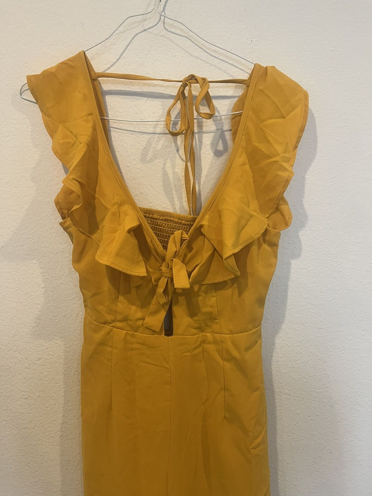 Lulus Lulus Women’s Flawless Life Marigold Ruffled Cutout Size S / US 4 / IT 40 - 6 Thumbnail
