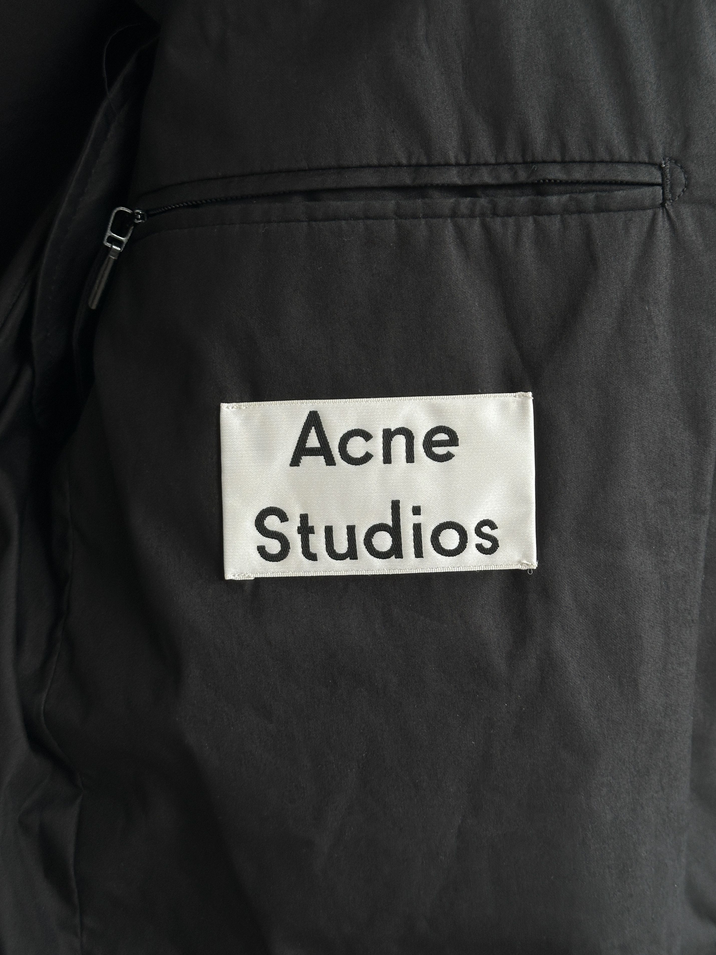 Acne Studios Acne Studios Aron J Pop Black Blazer Jacket Size 44R - 8 Thumbnail