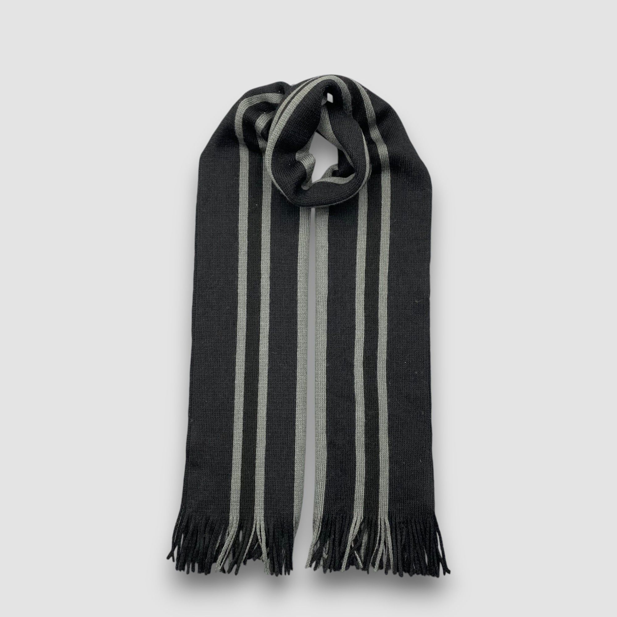 Japanese Brand Vintage Peyton Place Scarf Muffler Wool Cashmere Scarves Size ONE SIZE - 1 Thumbnail