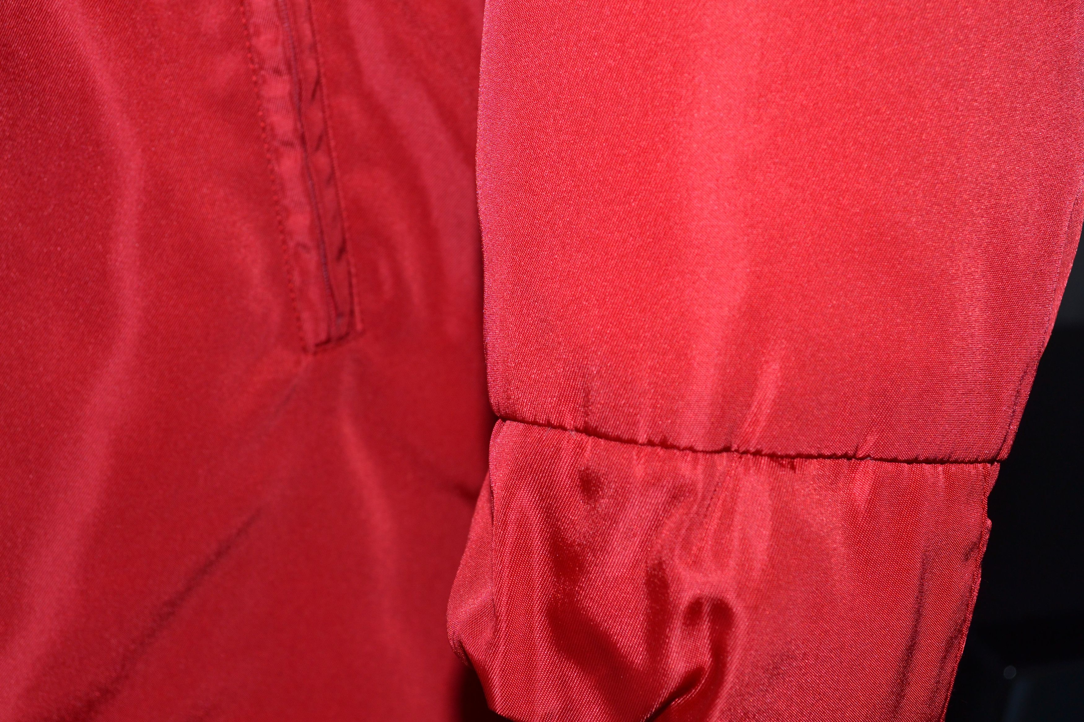 Prada PRADA Jacket Down Parka Coat Red Zip Hood Vintage Size L / US 10 / IT 46 - 6 Thumbnail