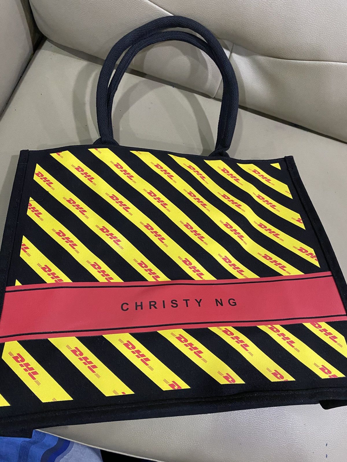 DHL DHL X Christy Ng 50 Years Malaysia Shopping Tote Bag Size ONE SIZE - 6 Thumbnail