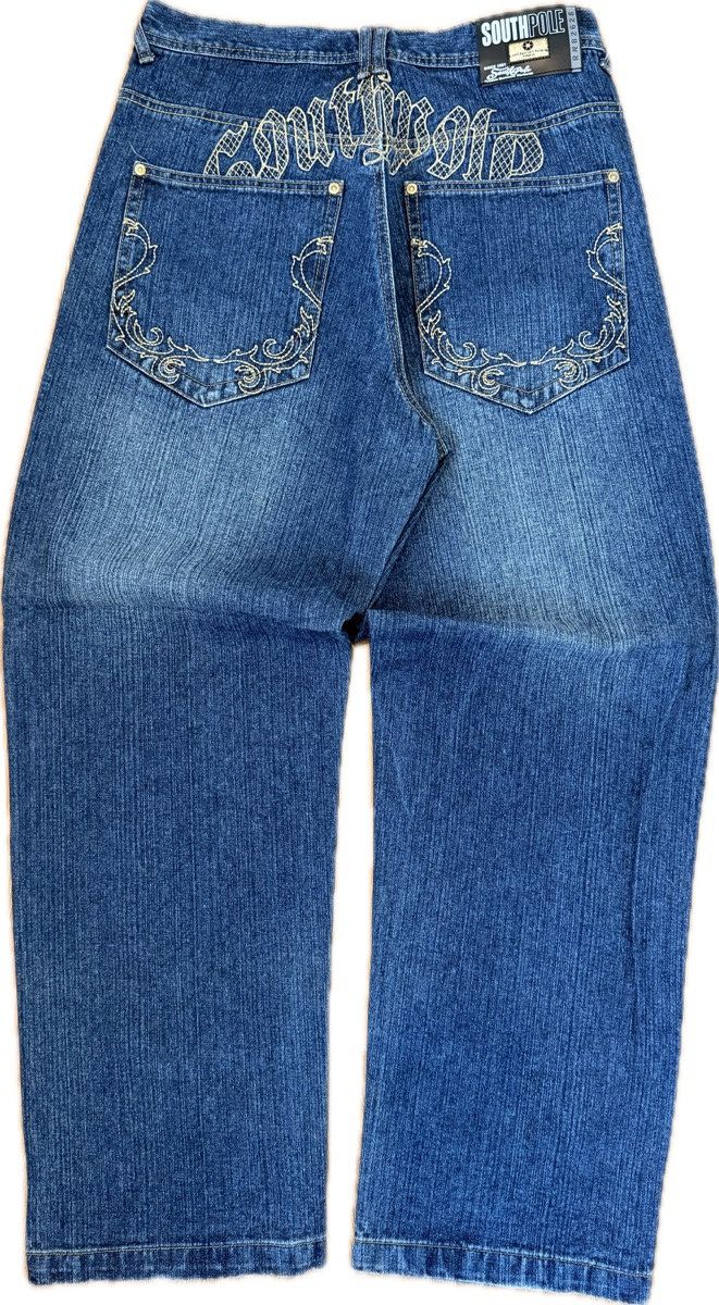 Southpole Vintage Gold Embroidery Southpole Jeans Size US 33 - 1 Thumbnail