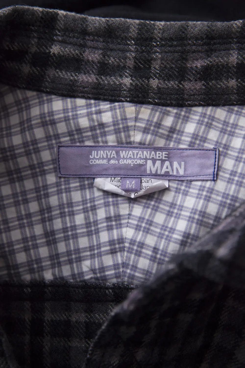 Junya Watanabe AW13 tartan shirt with patches Size US M / EU 48-50 / 2 - 7 Thumbnail