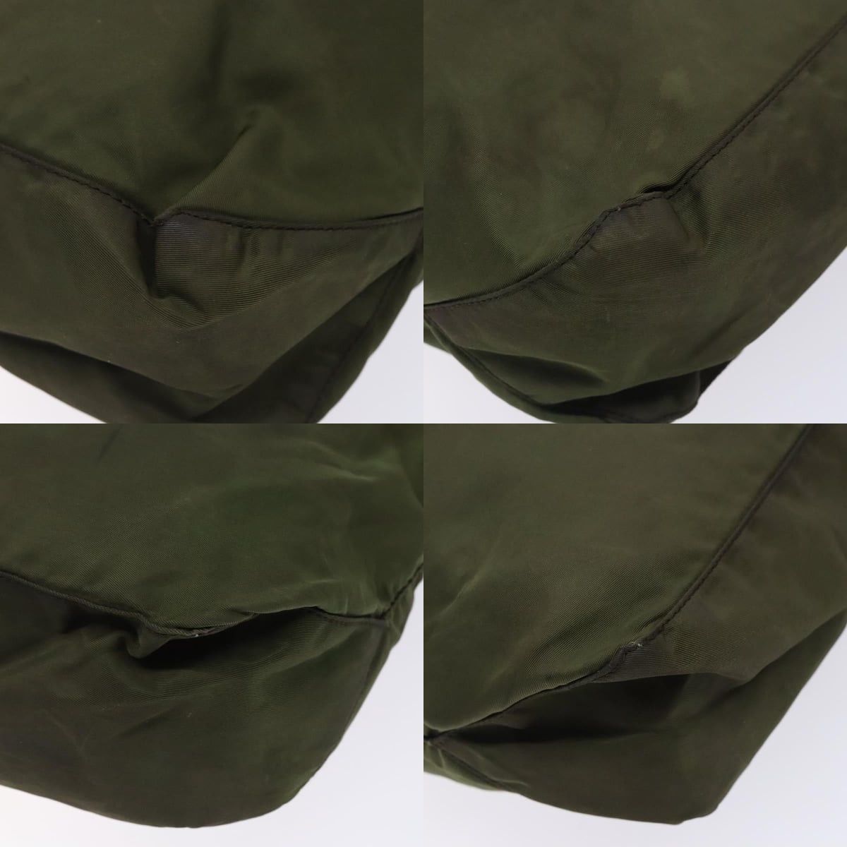 Prada PRADA Tote Bag Nylon Khaki Silver Size ONE SIZE - 10 Thumbnail