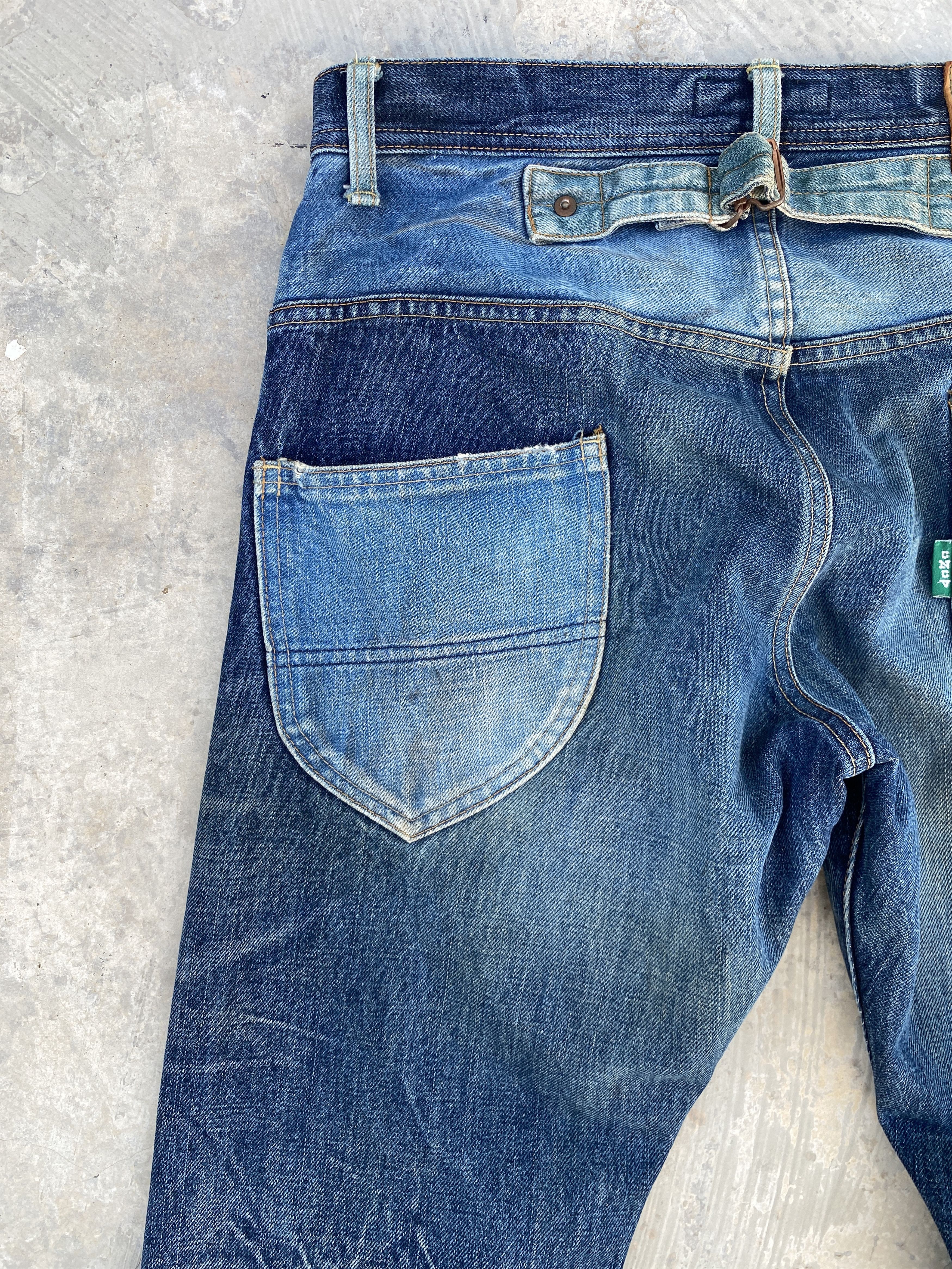 Japanese Brand Concave Attempt Distressed Jeans Size US 32 / EU 48 - 6 Thumbnail