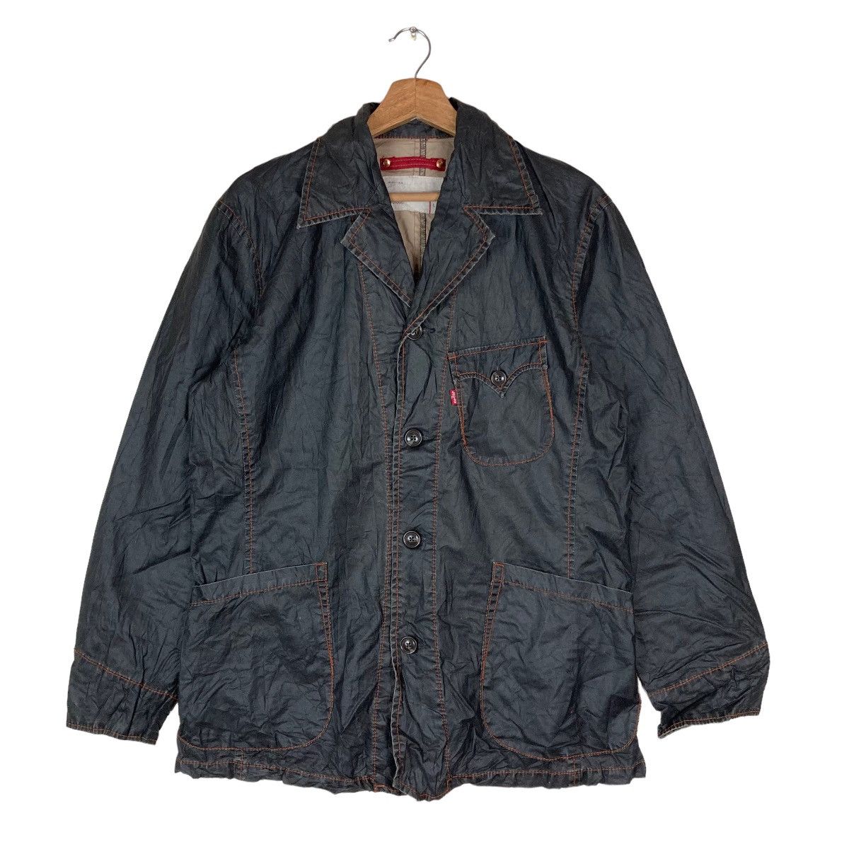 Levi's Vintage Levi’s redloop Flat Button Light Jacket Size US L / EU 52-54 / 3 - 1 Thumbnail
