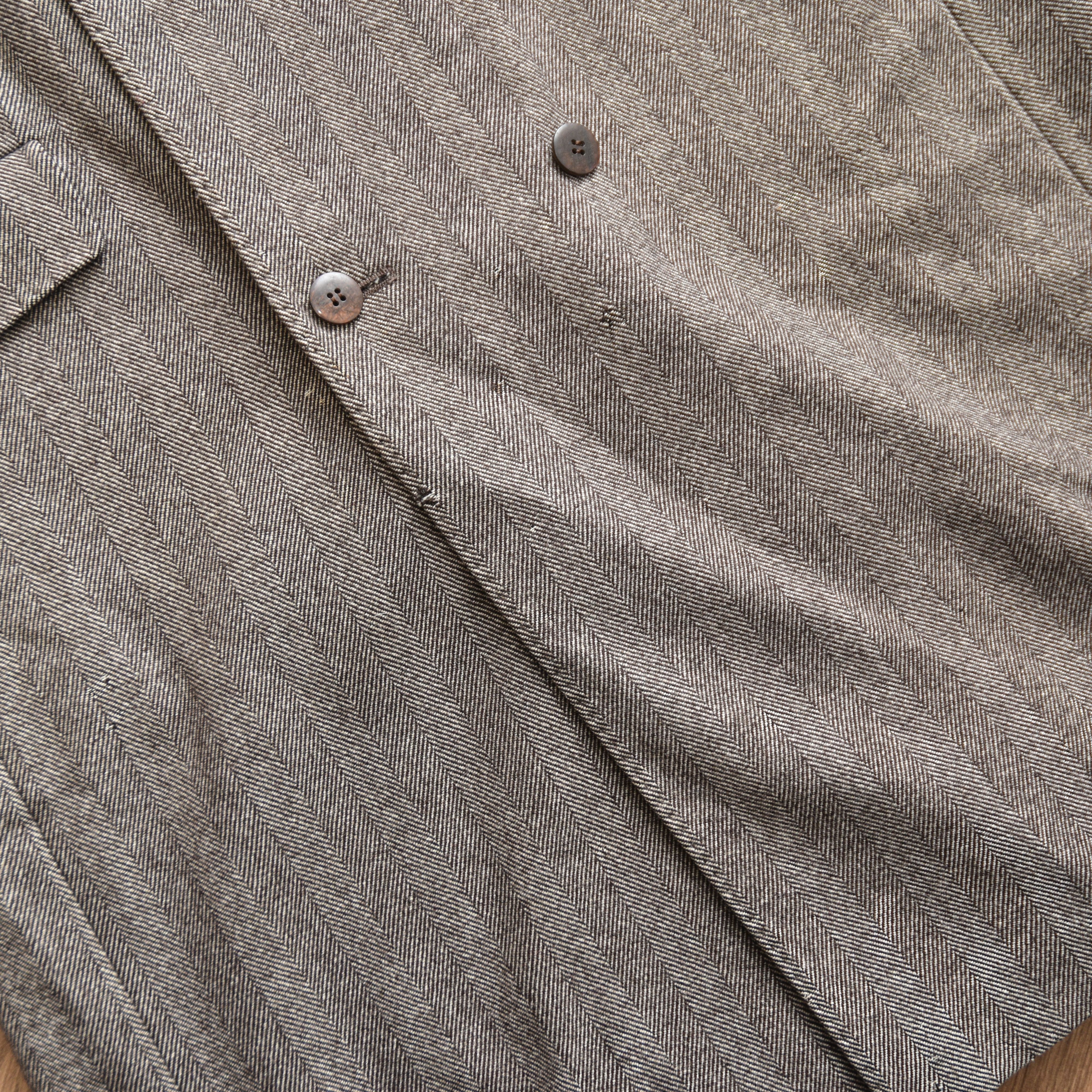 Burberry Burberry Herringbone Overcoat Grey Double Breasted Old Money Size US XXL / EU 58 / 5 - 10 Thumbnail