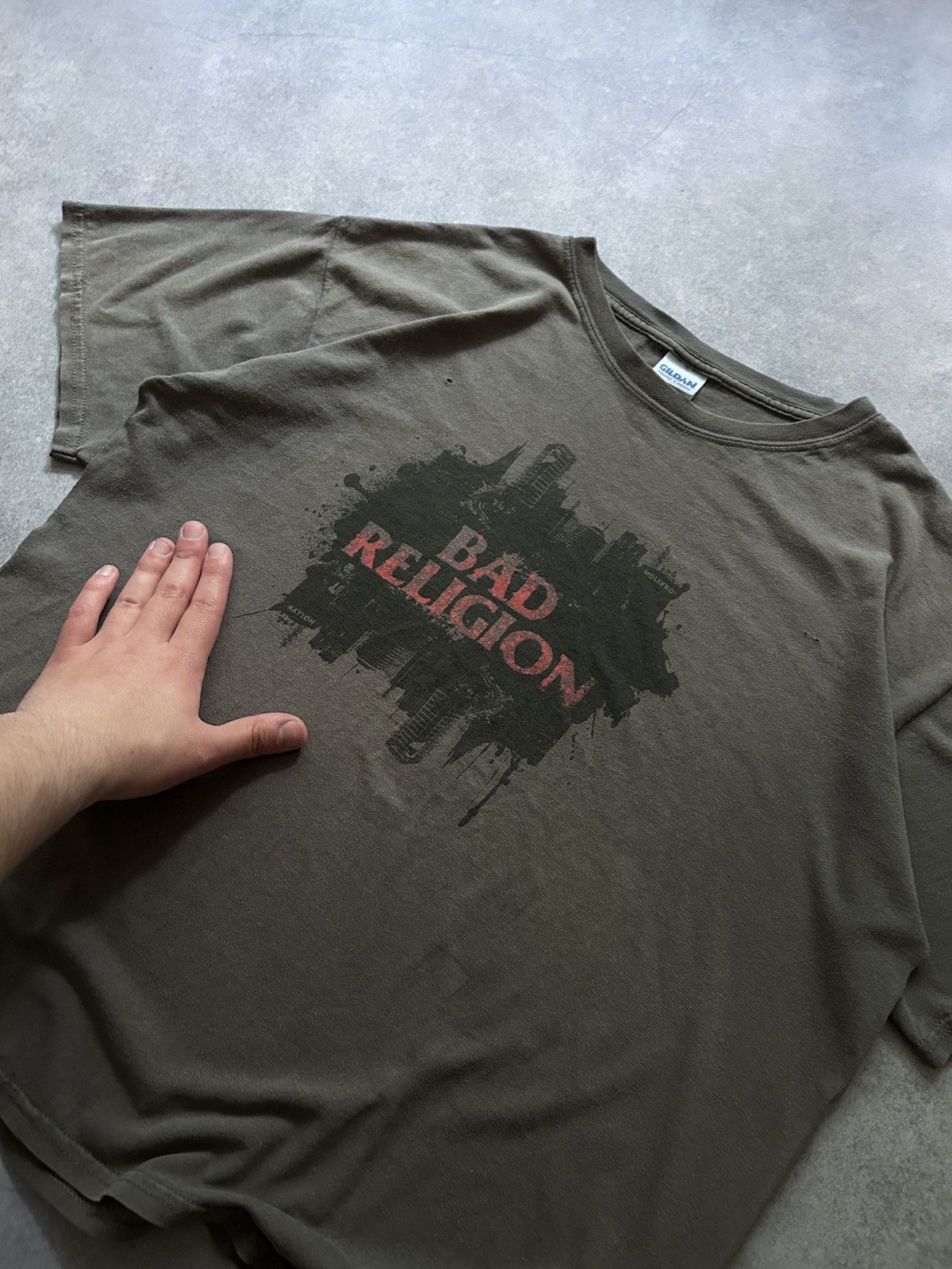Band Tees Vintage Bad Religion 2008 tour big logo faded shirt Size US L / EU 52-54 / 3 - 2 Thumbnail