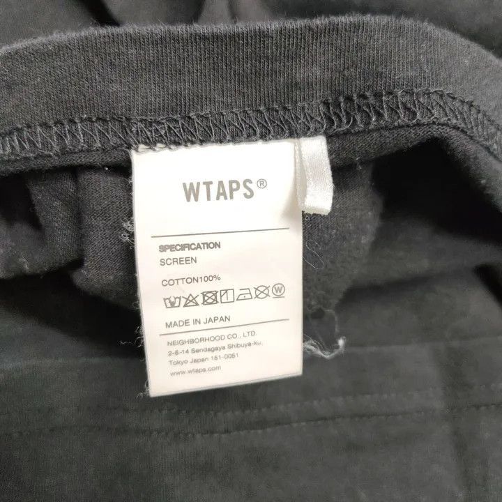 Wtaps WTAPS Black Graphic Loose Casual T-Shirt -2508 Size US M / EU 48-50 / 2 - 4 Thumbnail