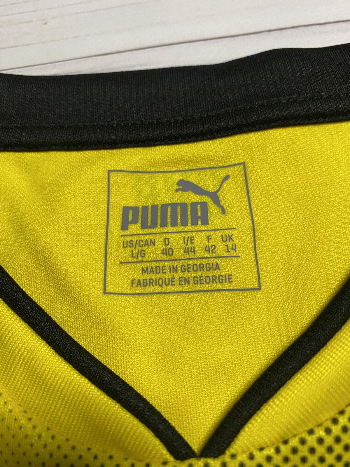 Puma × Vintage Puma Borussia Dortmund 2017/18 Home Jersey T Shirt Size US S / EU 44-46 / 1 - 3 Thumbnail