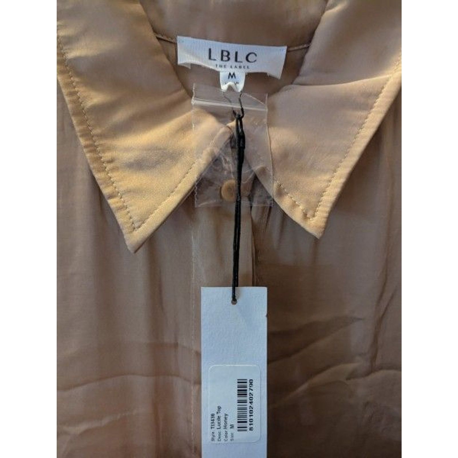 REVOLVE LBLC the Label Lucile Top in Honey Satin - Size M NWT Size M / US 6-8 / IT 42-44 - 2 Thumbnail