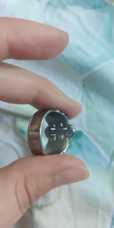 Japanese Brand Floral Square Continuous Pattern Engraving ( size 7/8) Size ONE SIZE - 8 Thumbnail