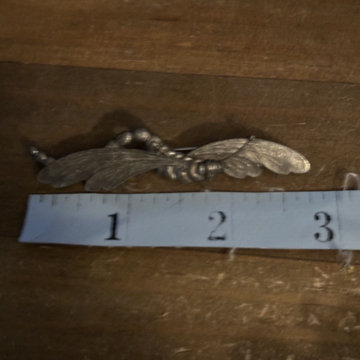 Vintage Vintage pewter dragonfly brooch Size ONE SIZE - 2 Thumbnail