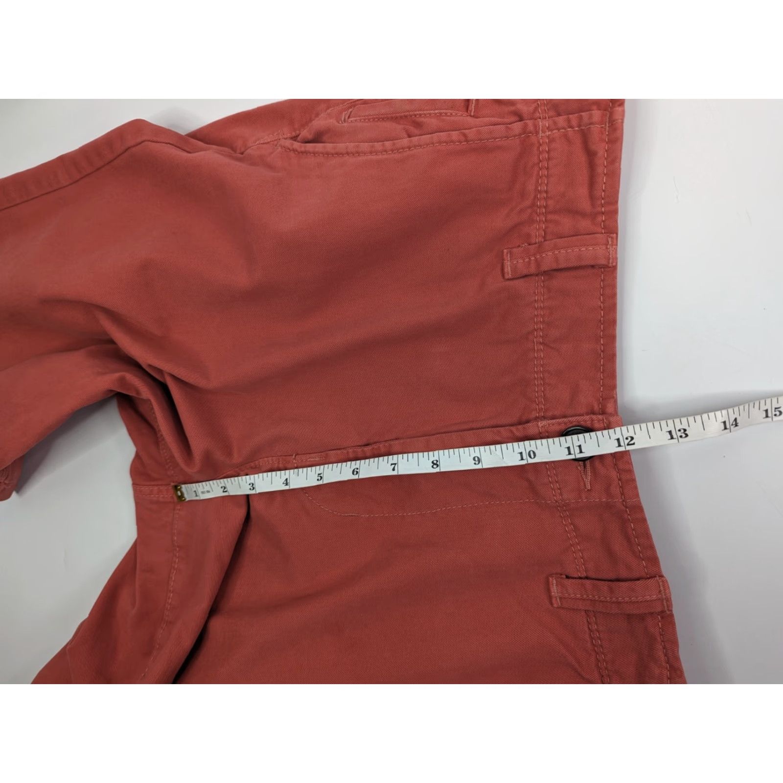 American Eagle Outfitters American Eagle Shorts Men's 34 100% Cotton Red Bermuda Chino Preppy Size US 34 / EU 50 - 4 Thumbnail