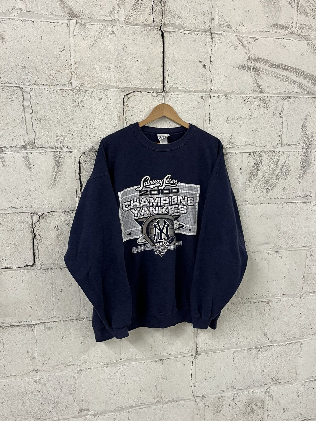 New York Yankees NY Yankees vintage Lee sports boxy fit crewneck sports 90s Size US L / EU 52-54 / 3 - 2 Thumbnail