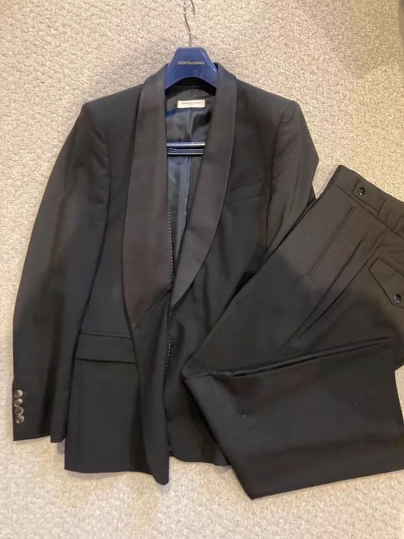 Dries Van Noten Dries Van Noten Suit Set with Wool Fabric Size US L / EU 52-54 / 3 - 1 Thumbnail