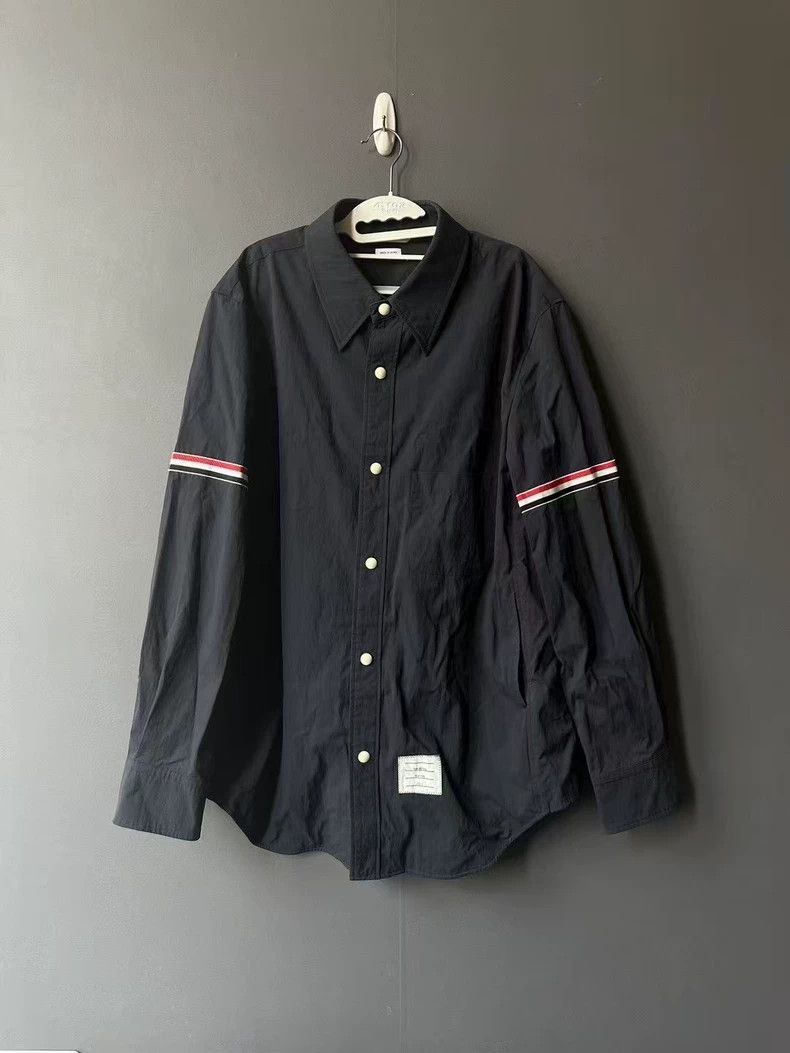 Thom Browne Thom Browne size4 Double-breasted shirt jacket Size US XL / EU 56 / 4 - 1 Thumbnail