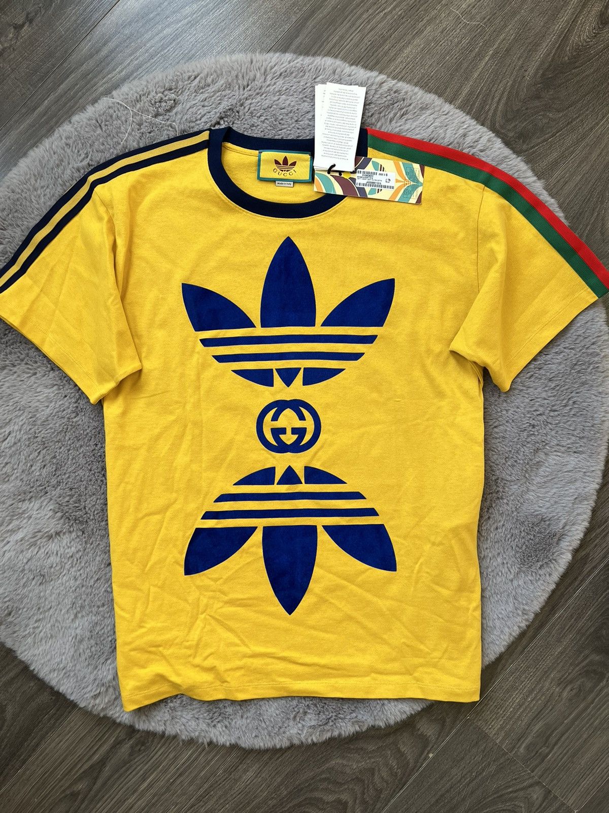 WMNS) Gucci x adidas Oversized Cotton Jersey Short Sleeve T