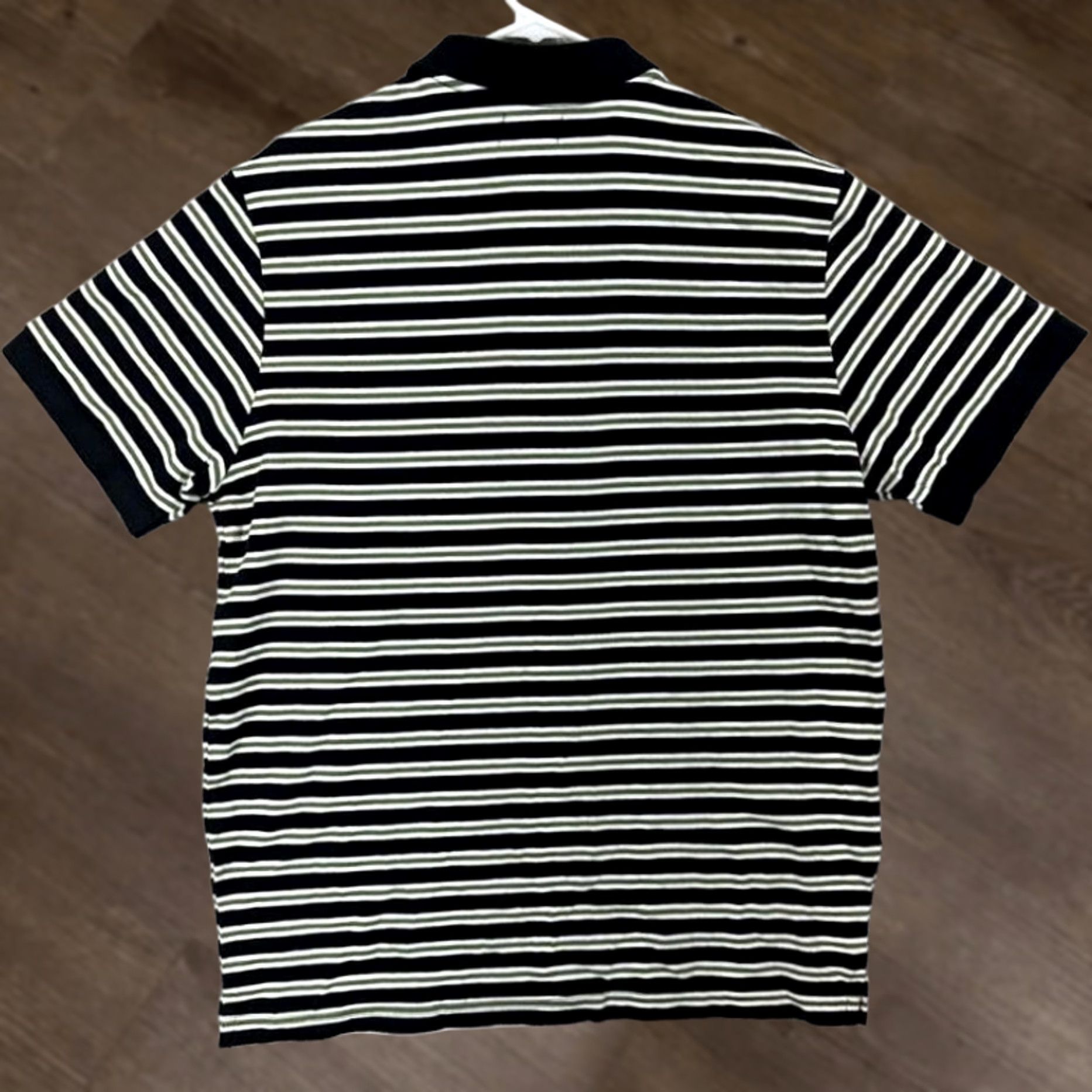 Dockers Dockers Polo Shirt Mens Large Black Striped 100% Cotton Rugby Outdoor NEW Size US L / EU 52-54 / 3 - 1 Thumbnail