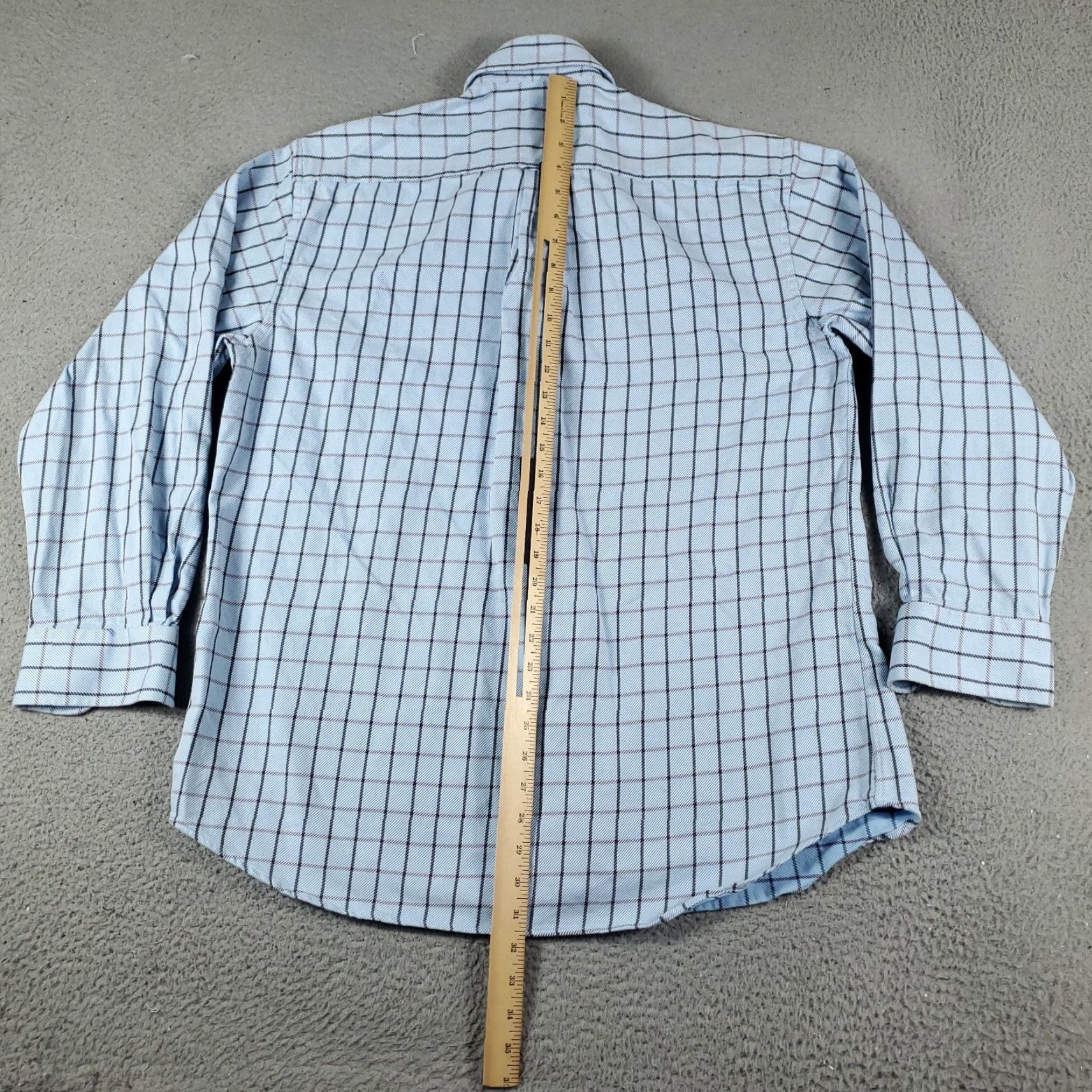 Peter Millar Peter Millar Blue Check Casual Button-Up Shirt Mens Large Long Sleeve Size US L / EU 52-54 / 3 - 4 Thumbnail