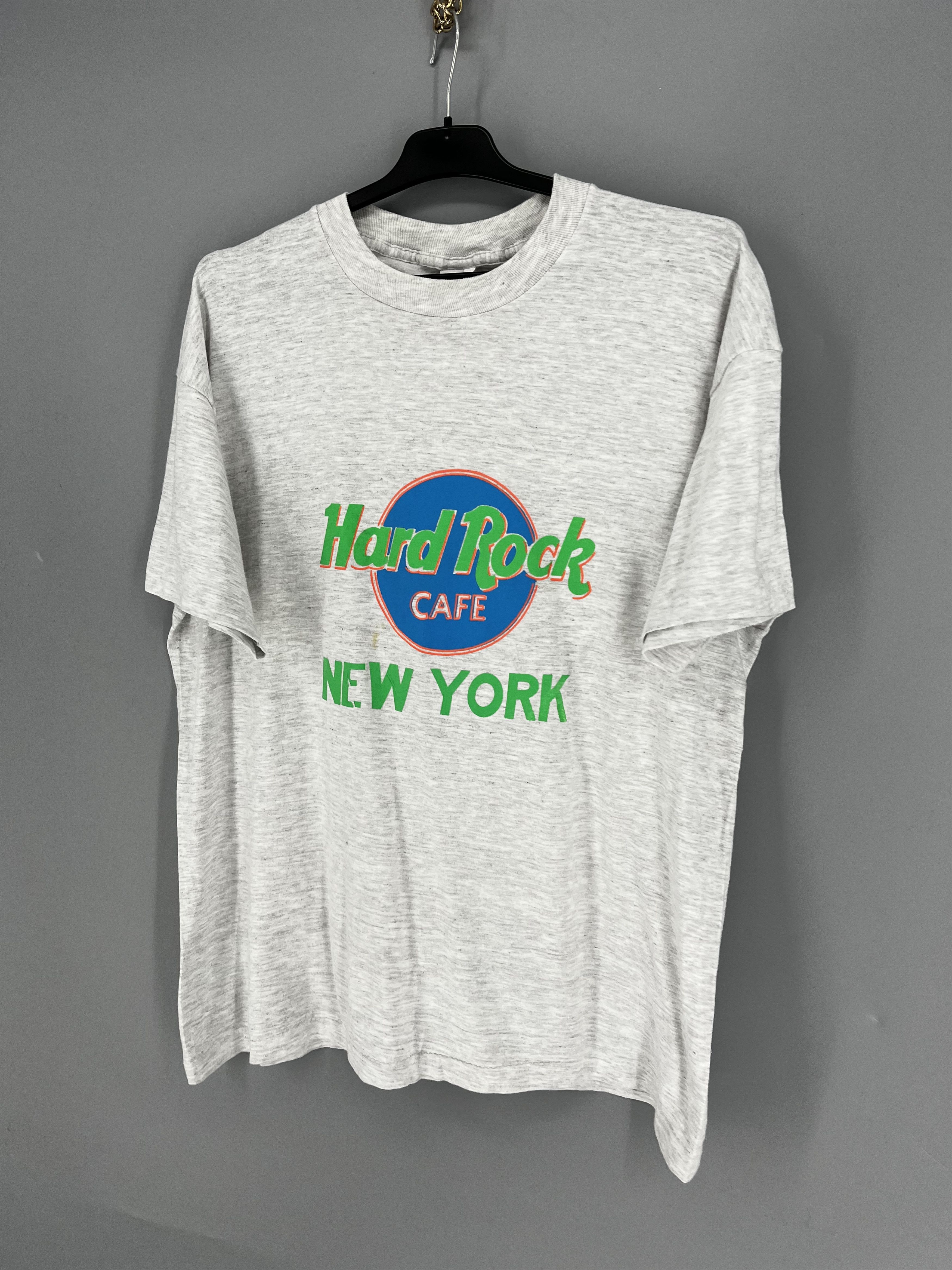 Band Tees Hard Rock Cafe New York Worn SINGLE STITCH Neon Colorway Size US M / EU 48-50 / 2 - 3 Thumbnail