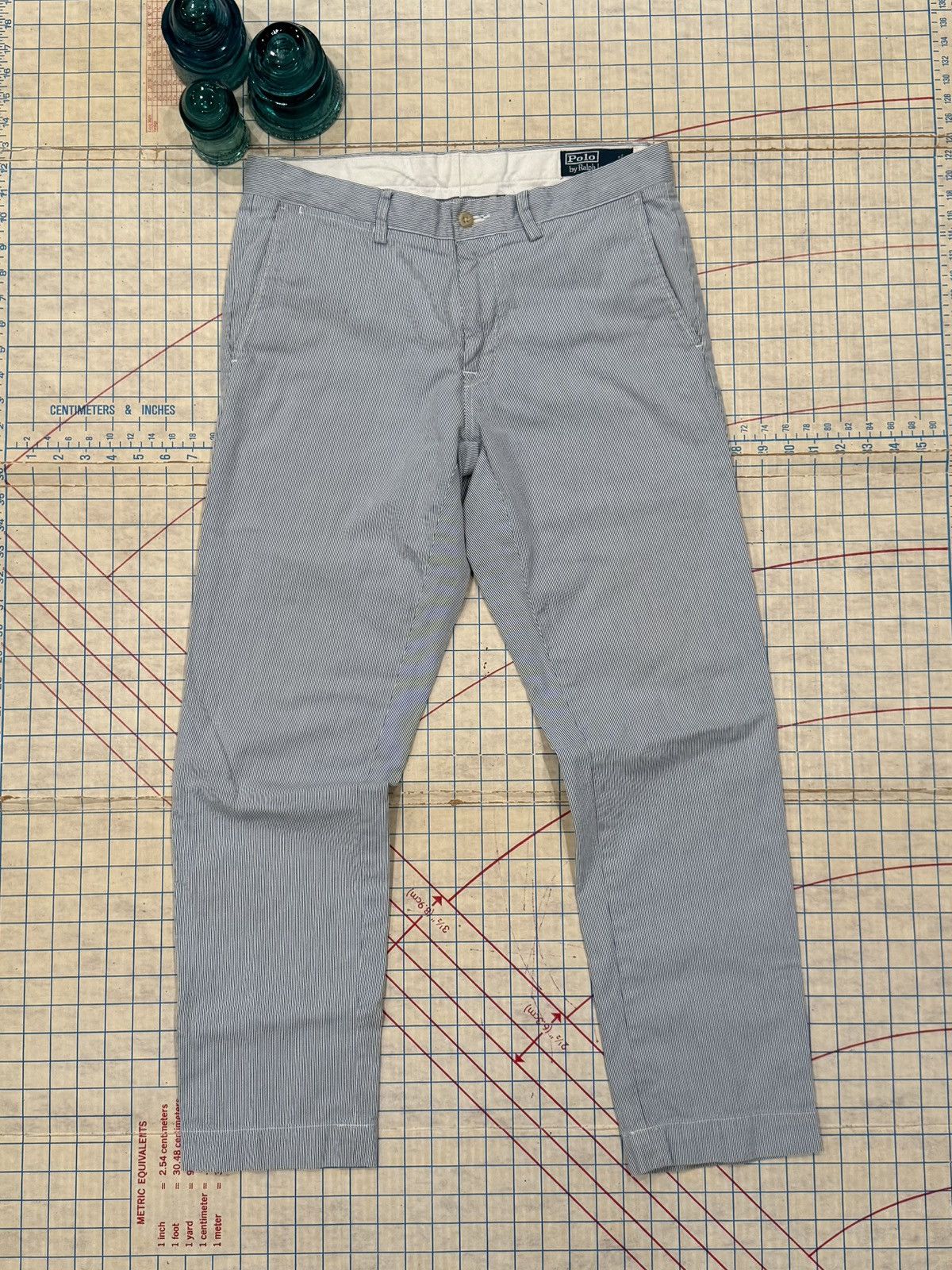Polo Ralph Lauren Hickory Striped Pants Mens Size 33 Slim