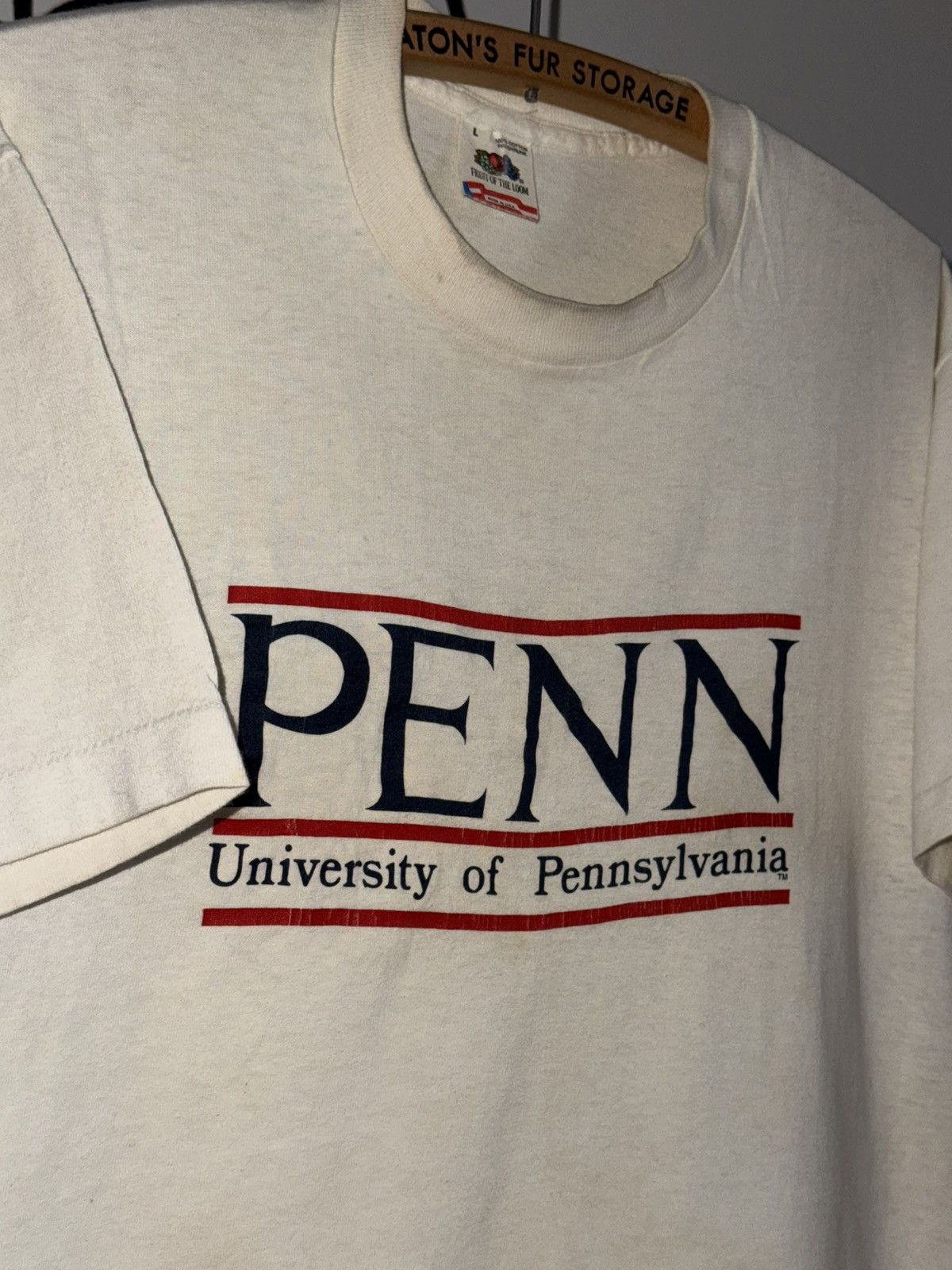 Penn × Vintage Vintage 90s PENN State University of Pennsylvania Tshirt Size US L / EU 52-54 / 3 - 3 Thumbnail