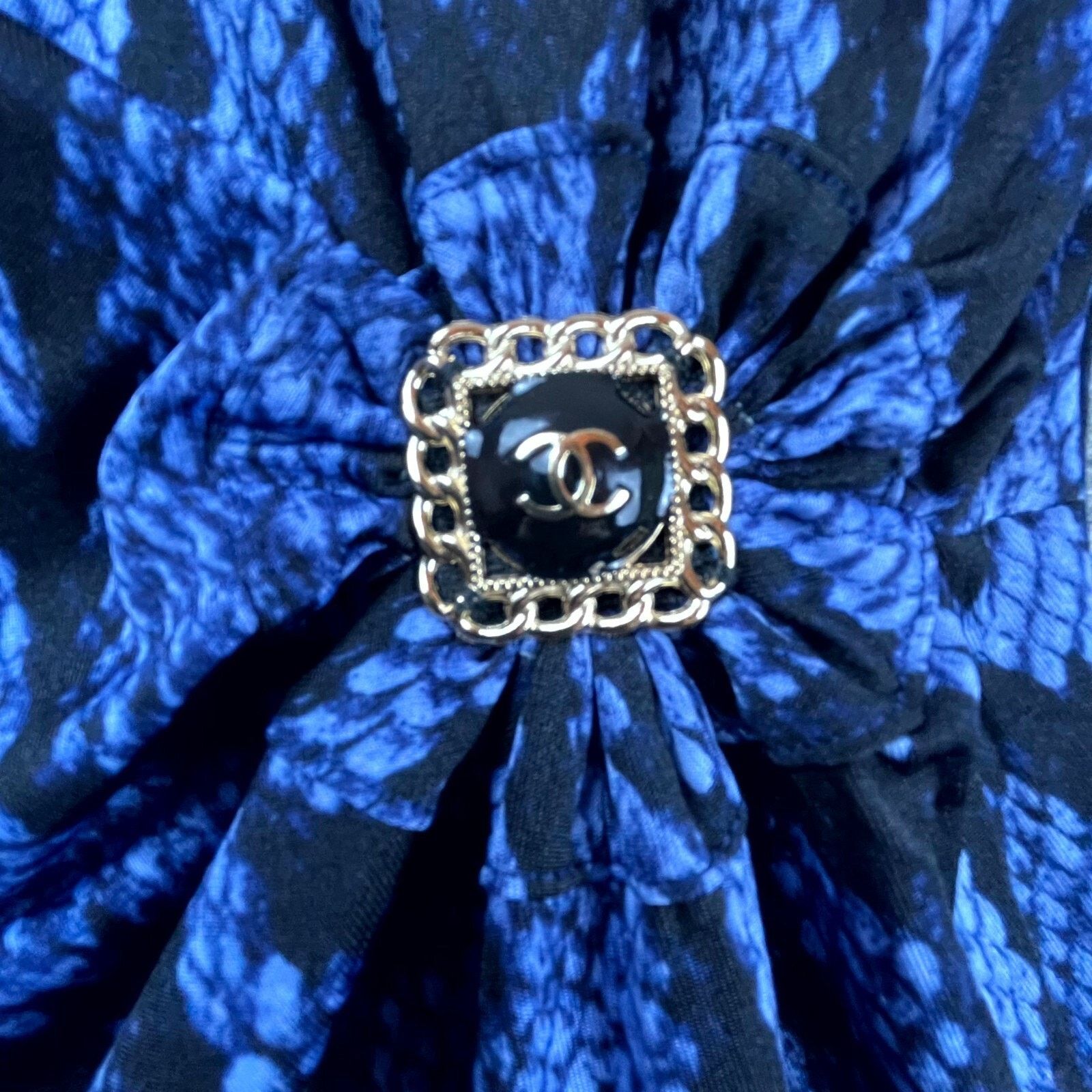 WeWoreWhat Danielle Bernstein Dress S Snakeskin CC Broach Mob Wife Glam Size S / US 4 / IT 40 - 4 Thumbnail