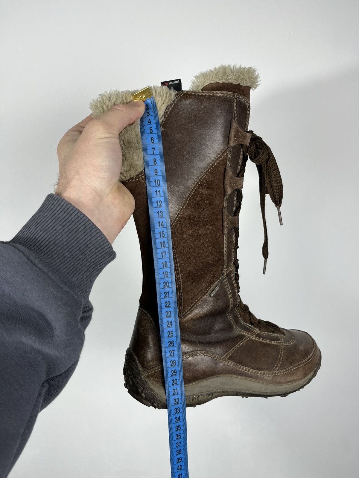 Merrell Merrell Tall Lace Up Waterproof Leather Boots US 8 EU 38.5 Size US 8 / IT 38 - 16 Thumbnail