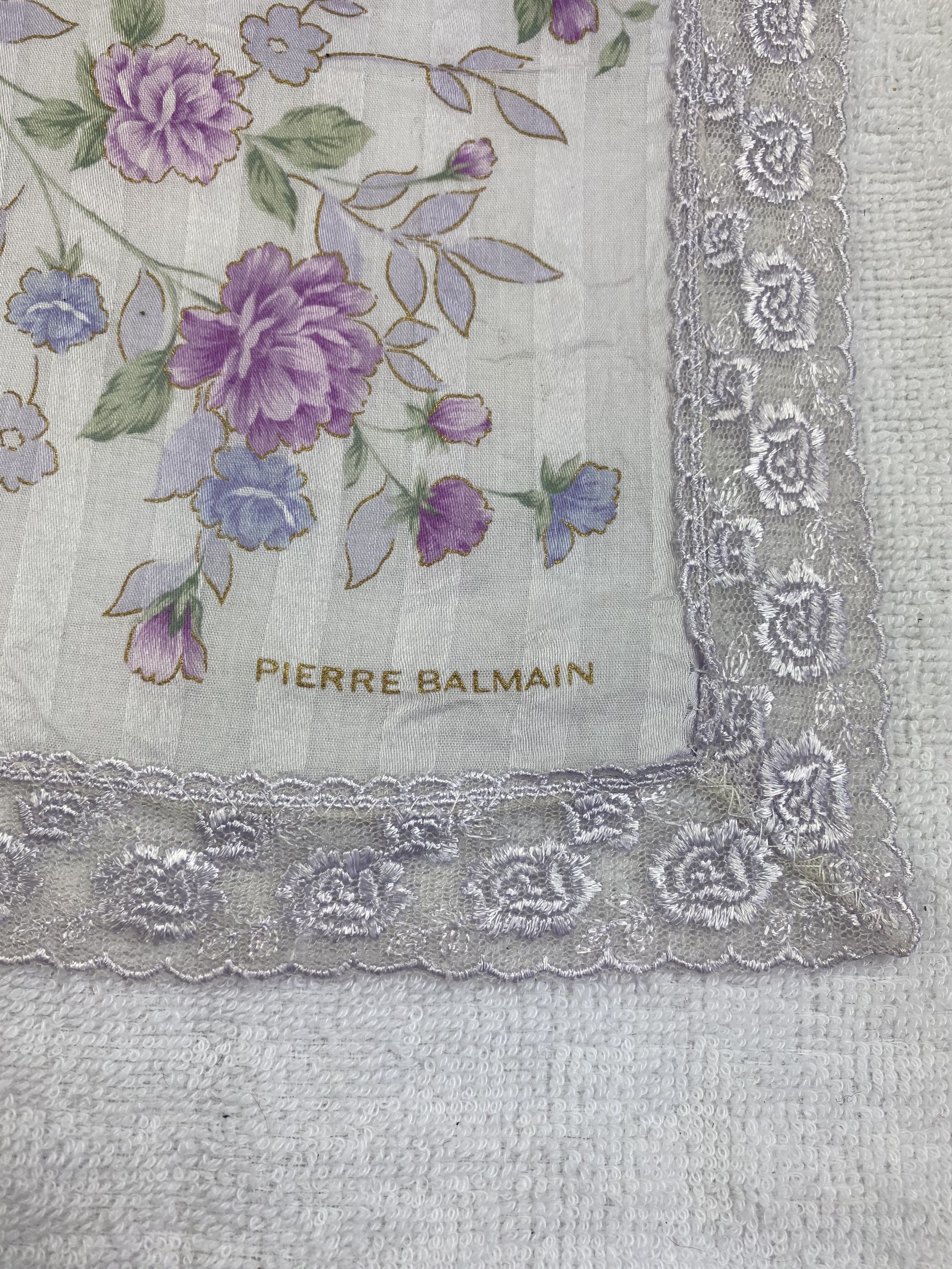 Pierre Balmain × Vintage Pierre Balmain Handkerchief / Bandana / Neckerchief Size ONE SIZE - 5 Thumbnail