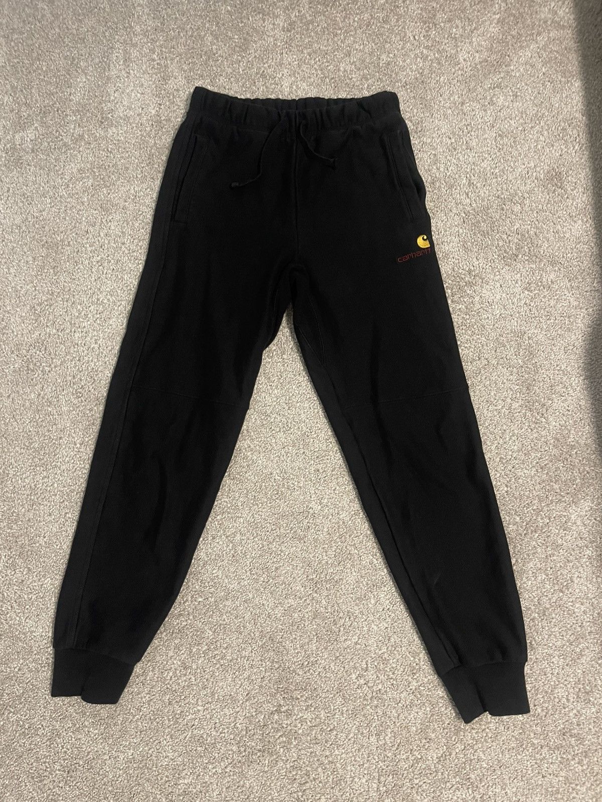 Carhartt Carhartt American Script Jogging Pant Black Size US 32 / EU 48 - 1 Thumbnail