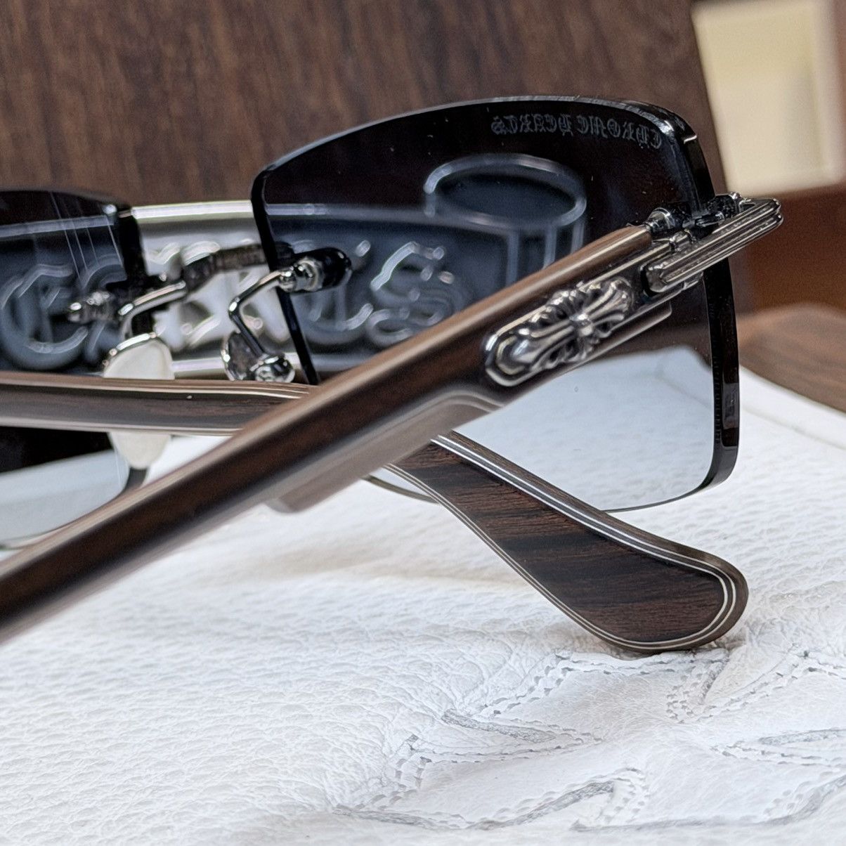 Chrome Hearts Chrome Hearts DEEP II Sunglasses Size ONE SIZE - 9 Thumbnail